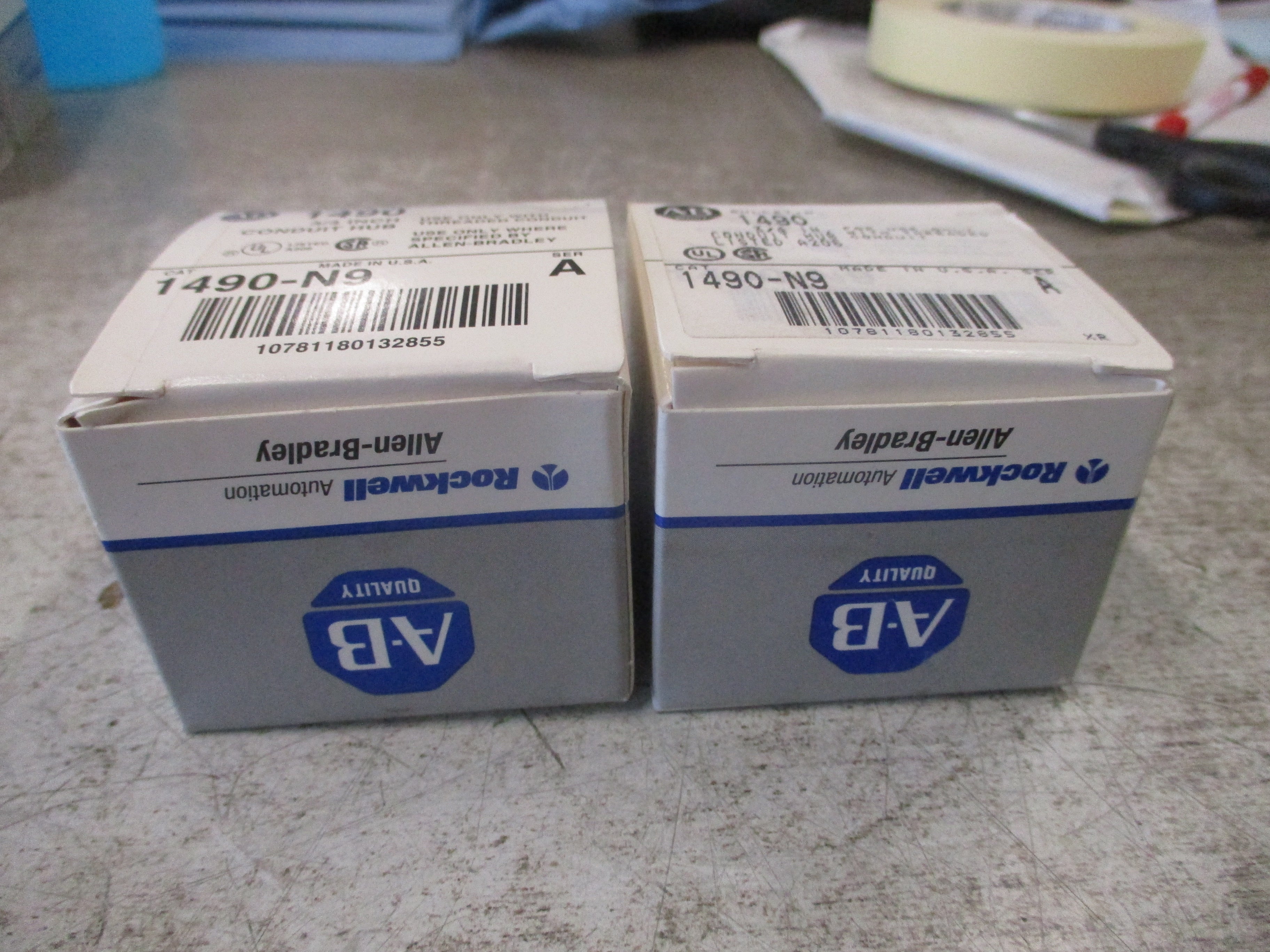 Allen-Bradley Conduit Hub 1490-N9 Ser. A 3/4" *Lot of 2* New Surplus