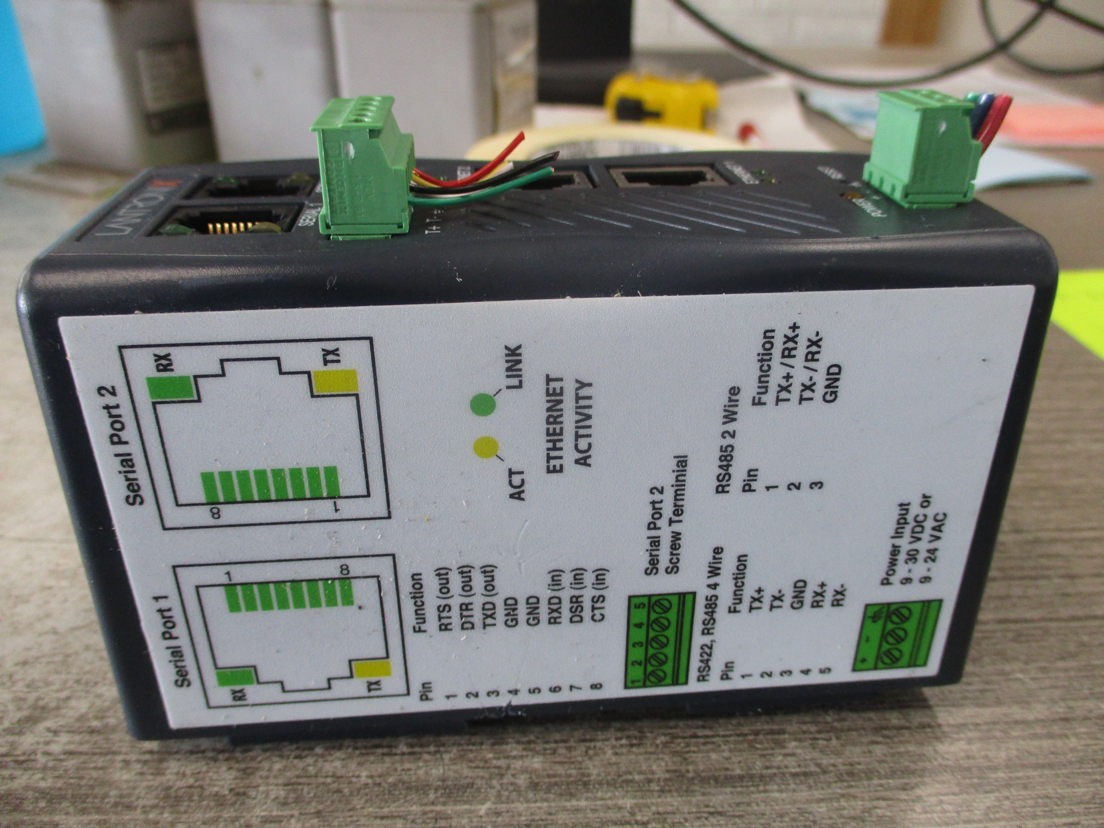 Lantronix xPress DR+ Serial-to-Ethernet Device Server 310-546-R Rev. E 2.3W