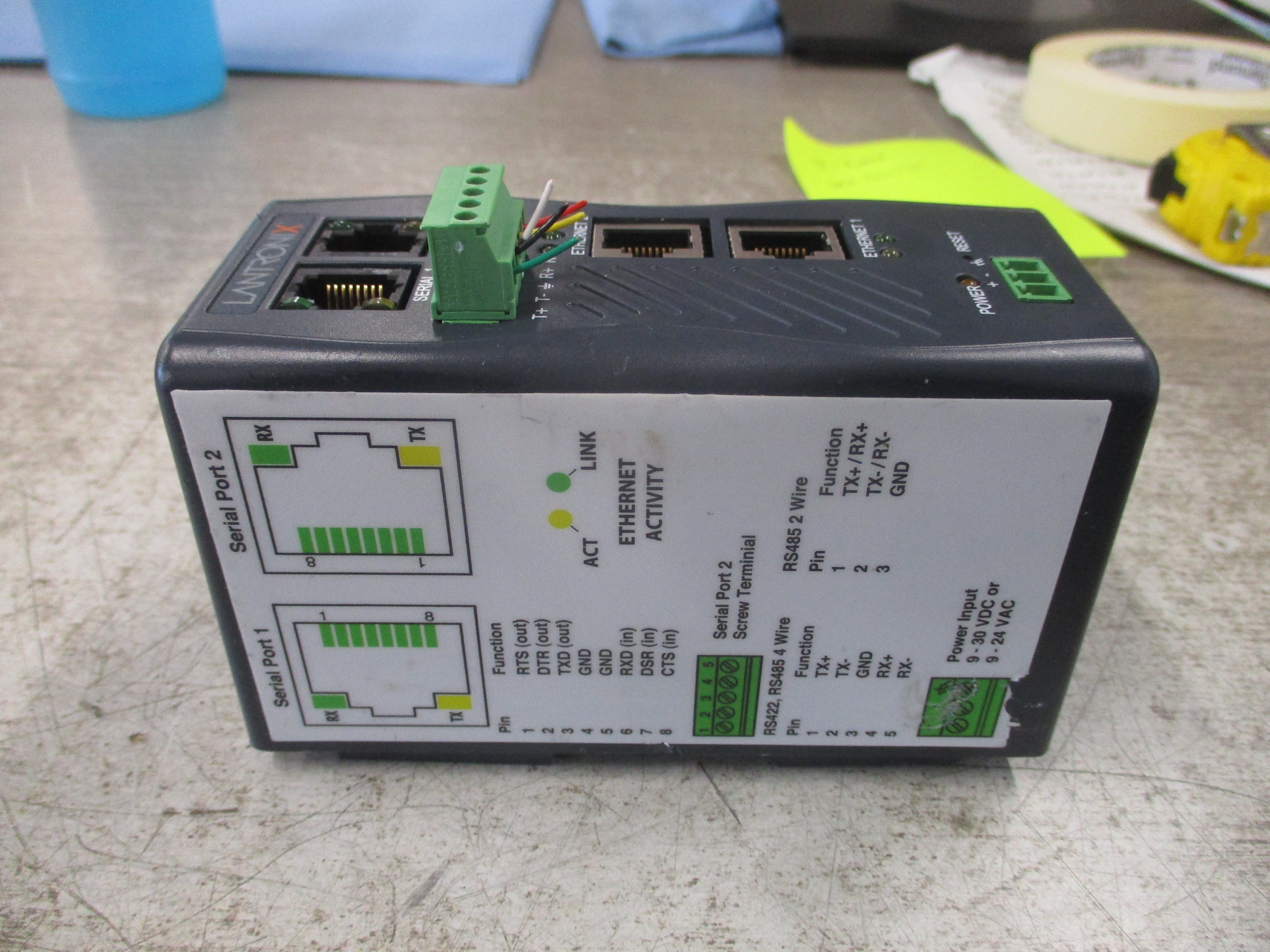 Lantronix xPress DR+ Serial-to-Ethernet Device Server 310-546-R Rev. E 2.3W