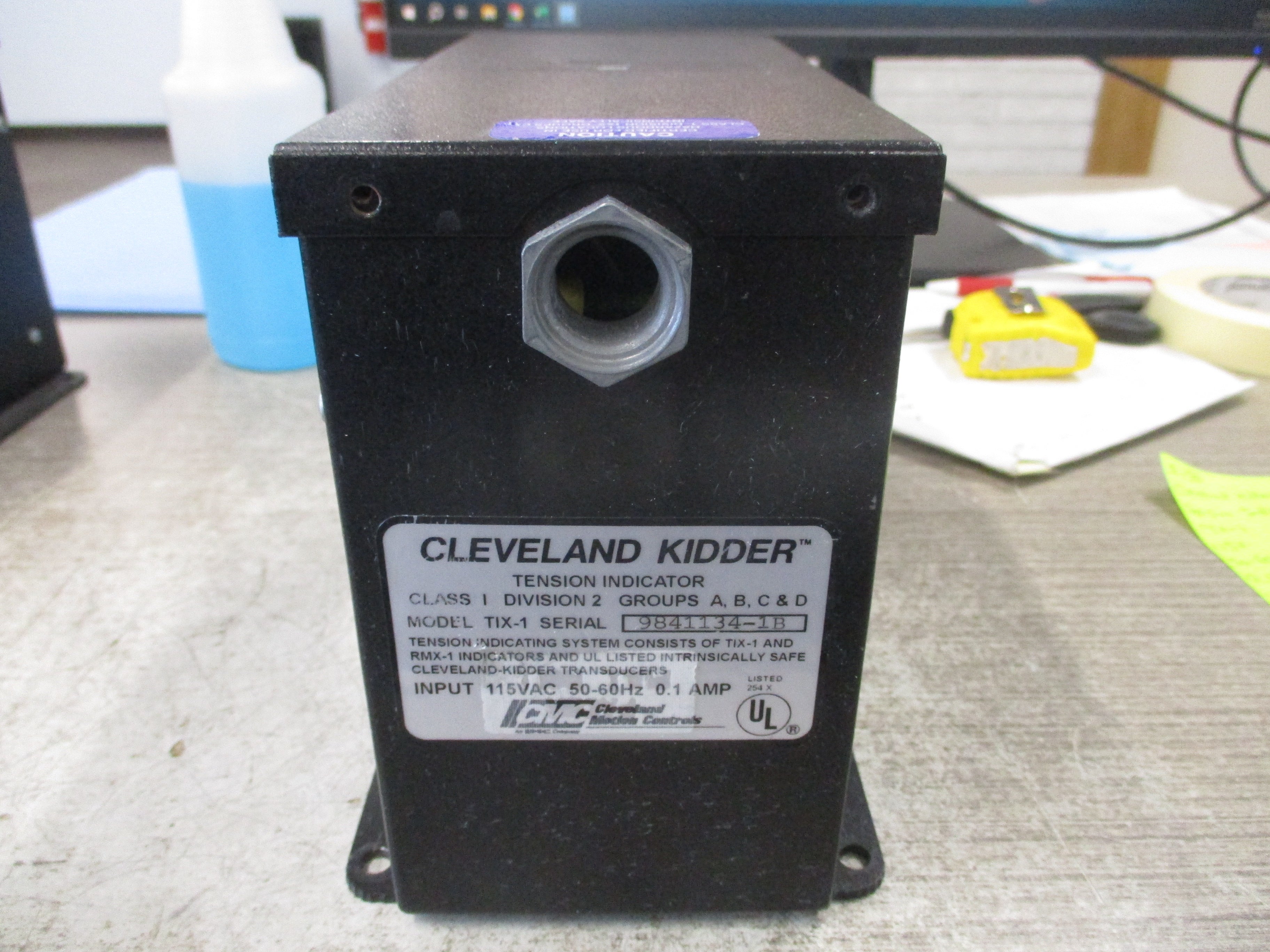 Cleveland Kidder Tension Indicator TIX-1 115V 50-60Hz 0.1A *No Cover Screws*