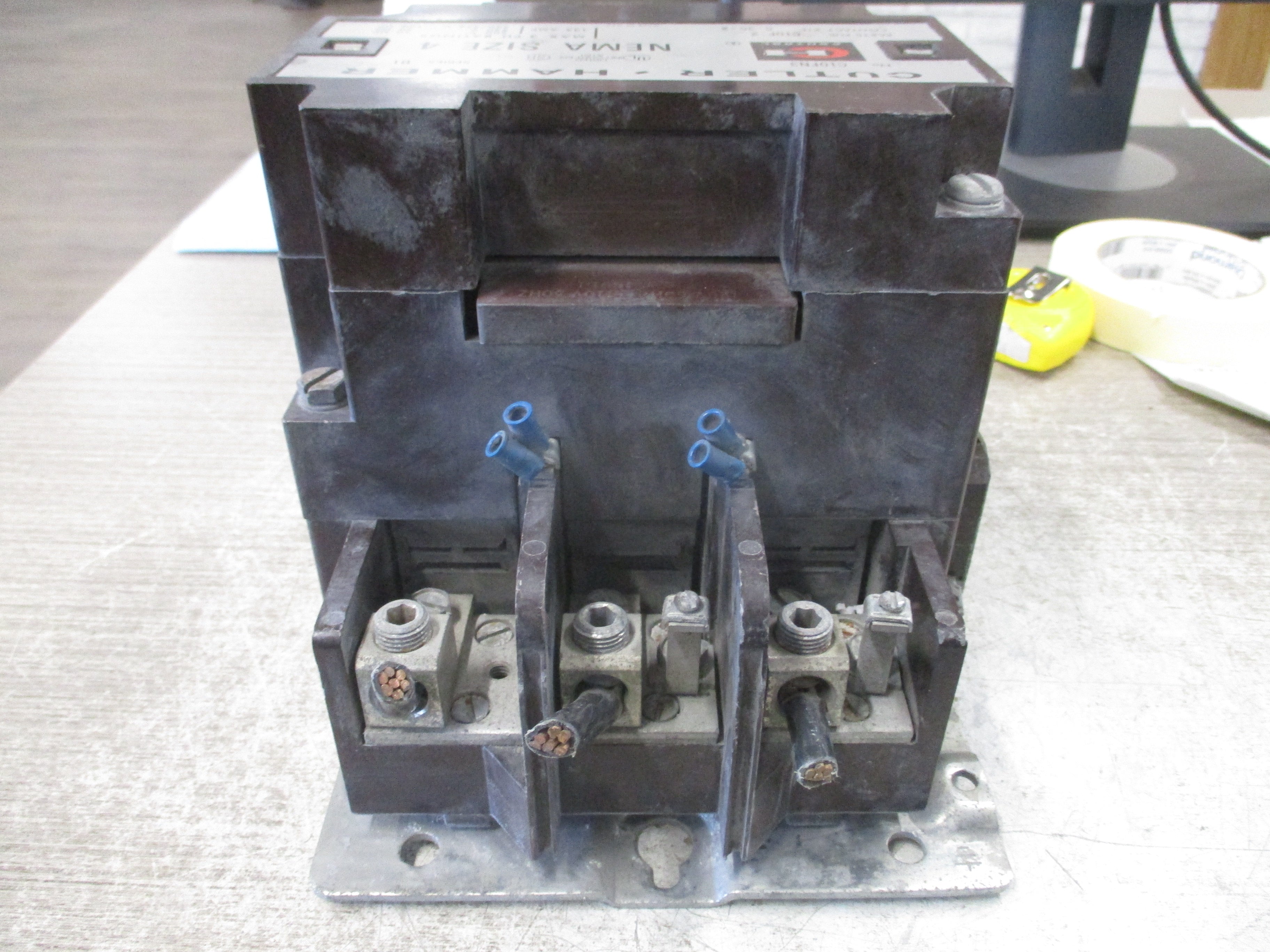 Cutler-Hammer Size 4 Contactor C10FN3 Ser. B1 120V Coil 135A Used