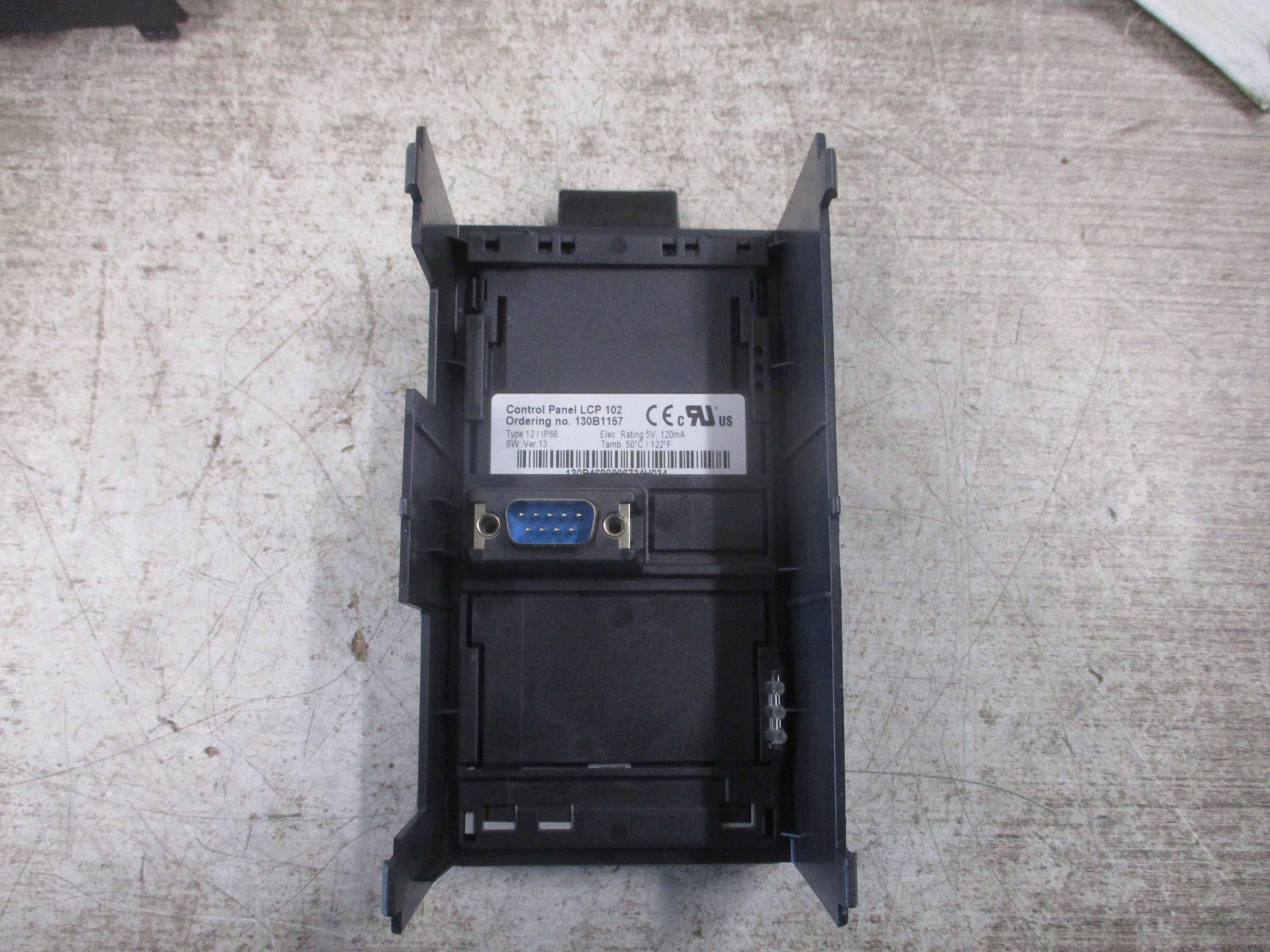 Danfoss LCP 102 Keypad 130B1157 SW Ver. 13 Type 12/IP66 W/Mount Used