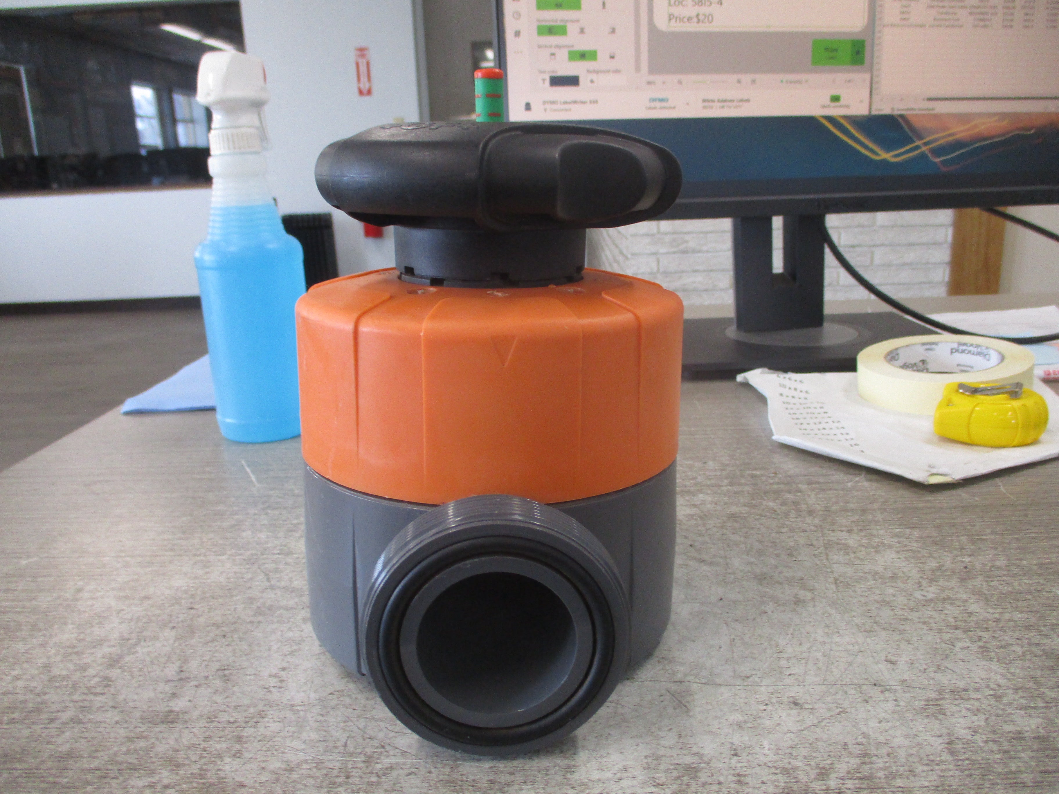 +GF+ Daiphragm Valve 514 2"DN50 Size: 2" Used