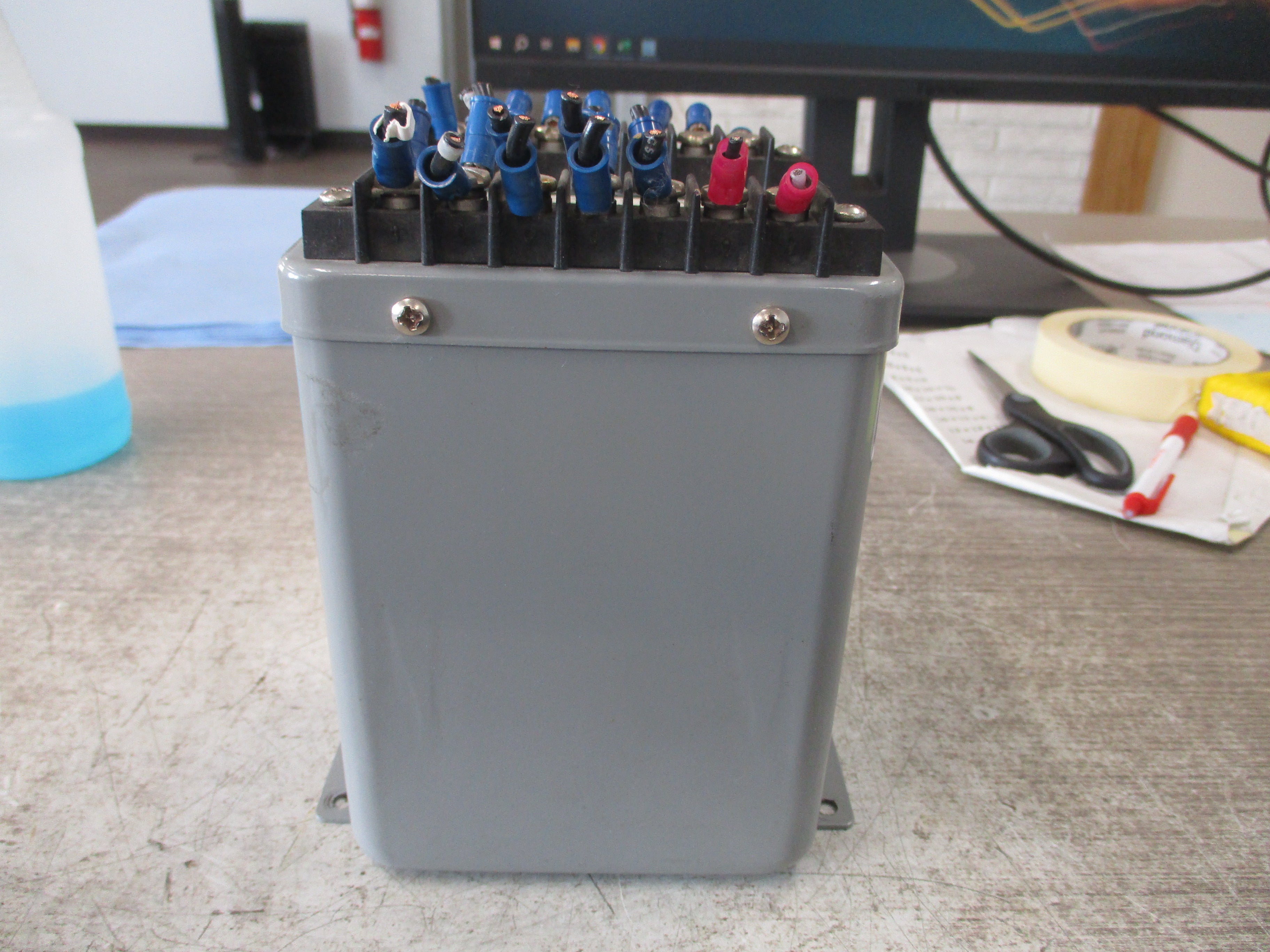 TRANSDATA Watt Transducer 25WP552-CUSTOM 120V 60Hz 5A 3Ph 4W 2 1/2 Element
