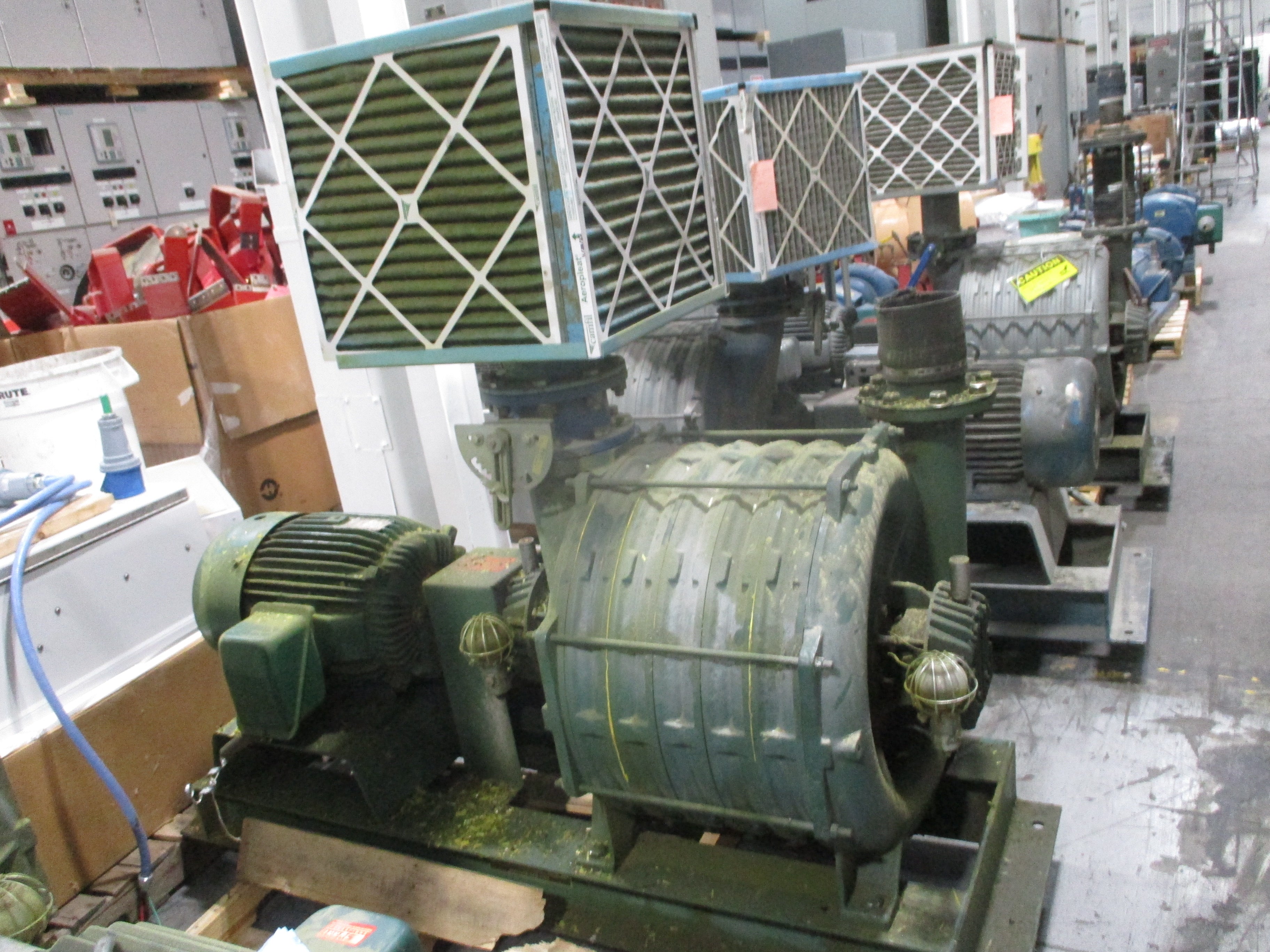 Lamson Multistage Centrifugal Blower 556-6-0-AD 40HP 270-1900 CFM Used