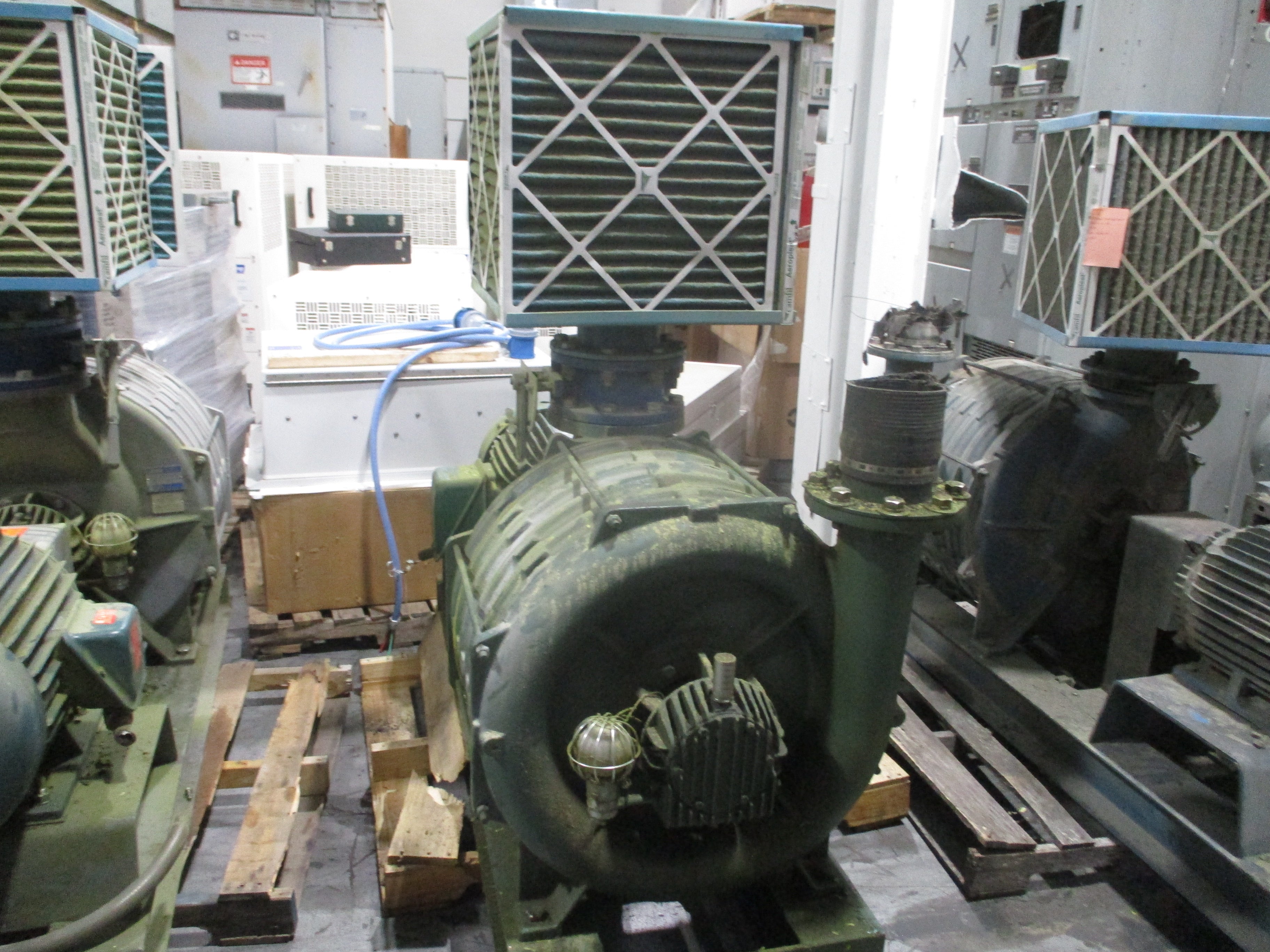 Lamson Multistage Centrifugal Blower 556-6-0-AD 40HP 270-1900 CFM Used