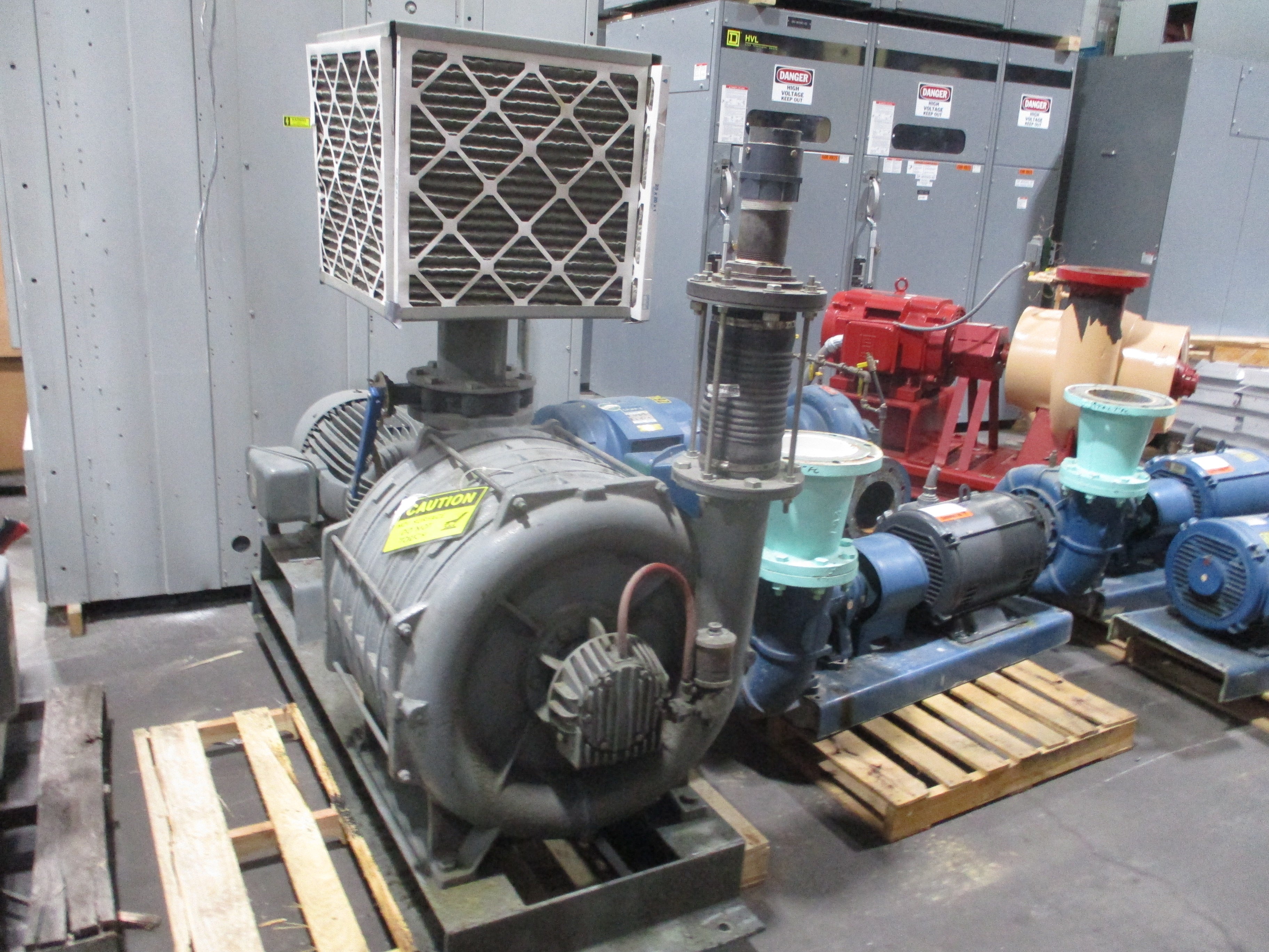 Gardner Denver Multistage Centrifugal Blower 556-6-0-AD 40HP 270-1900 CFM Used