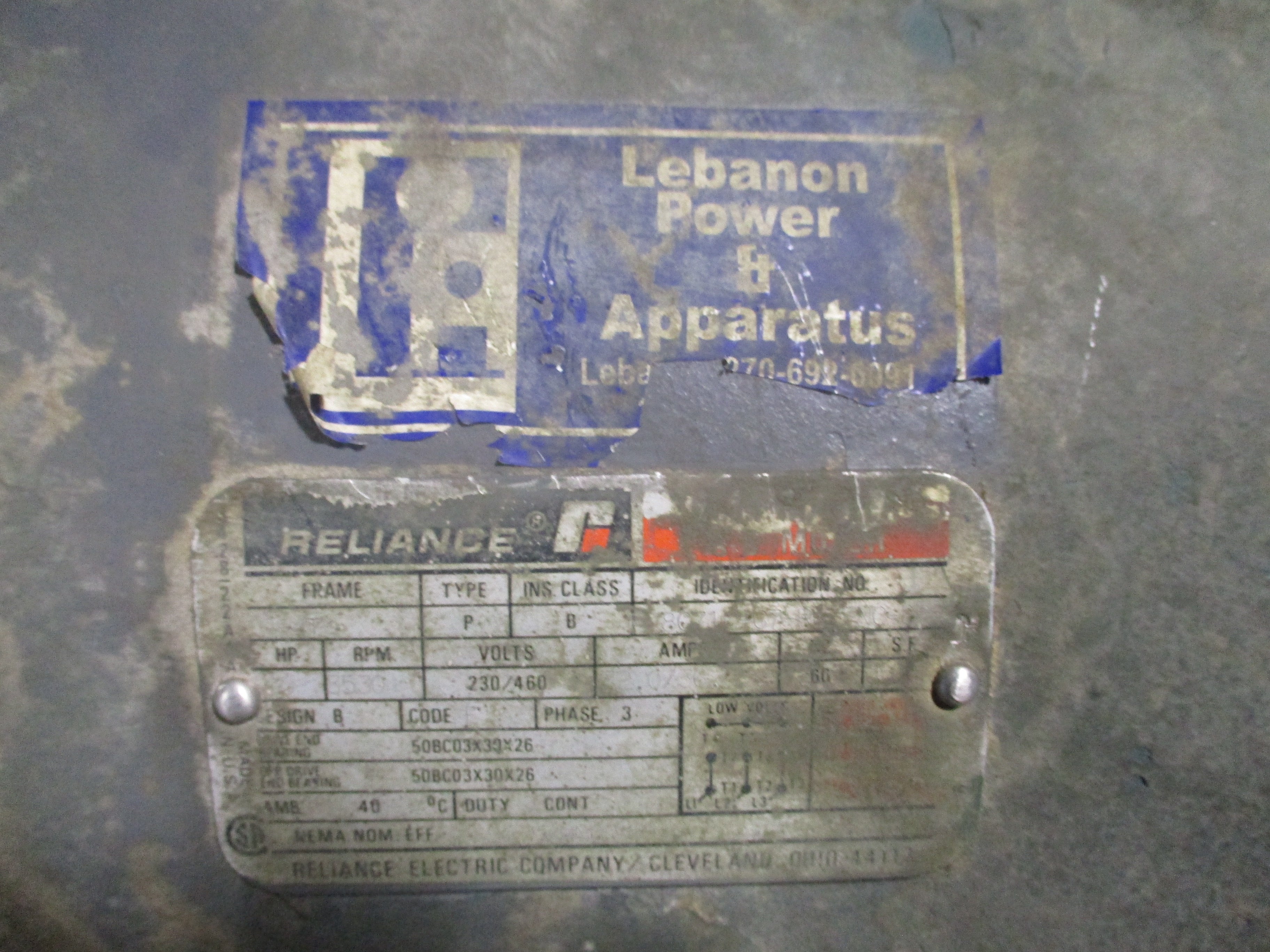 Lamson Multistage Centrifugal Blower 516-0-6-AD 30HP 3530RPM 230/460V 60Hz 3Ph