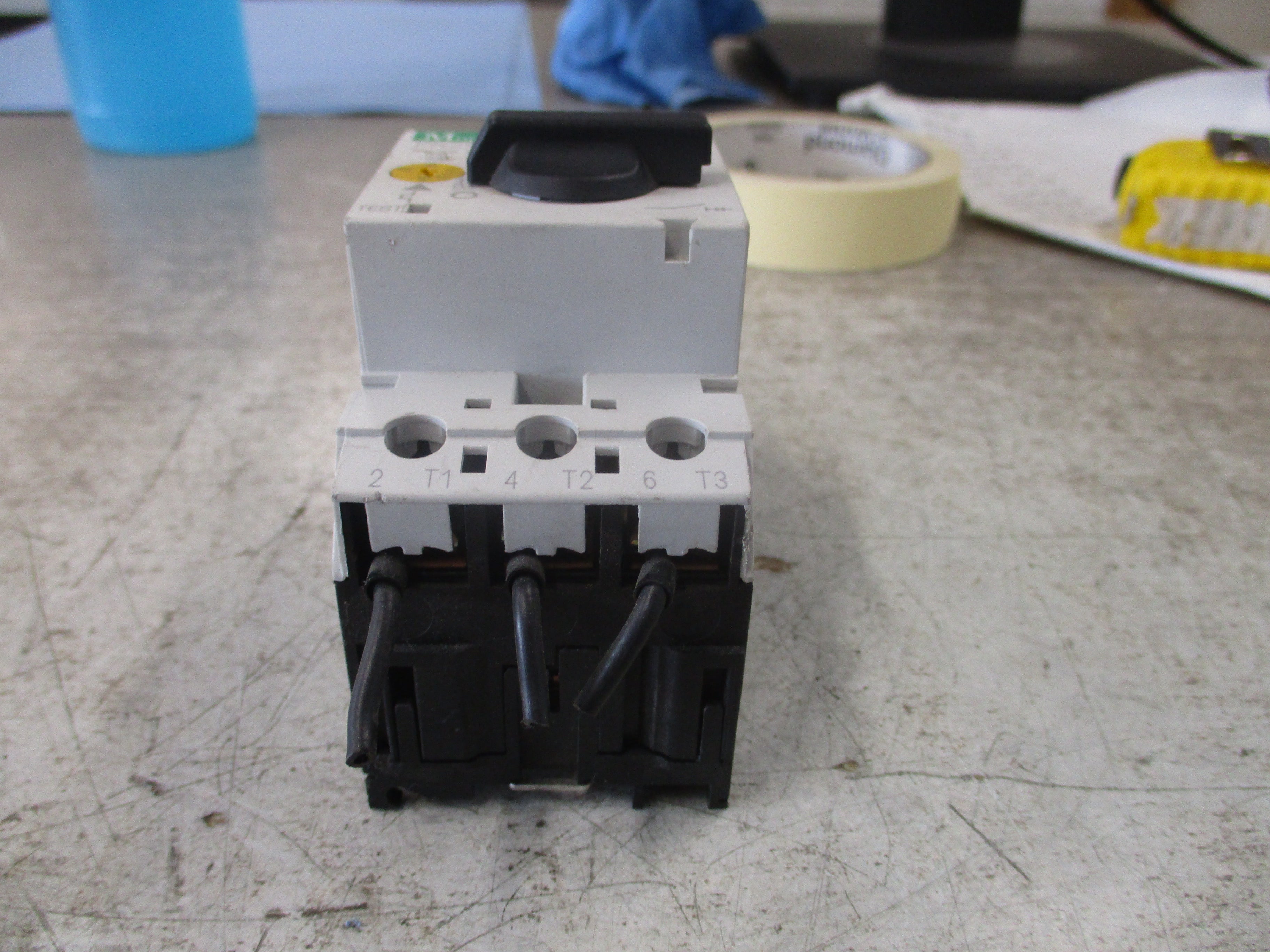 Moeller Manual Motor Protector PKZM0-1.6 Ser. 02 Trip: 1.0-1.6A Used