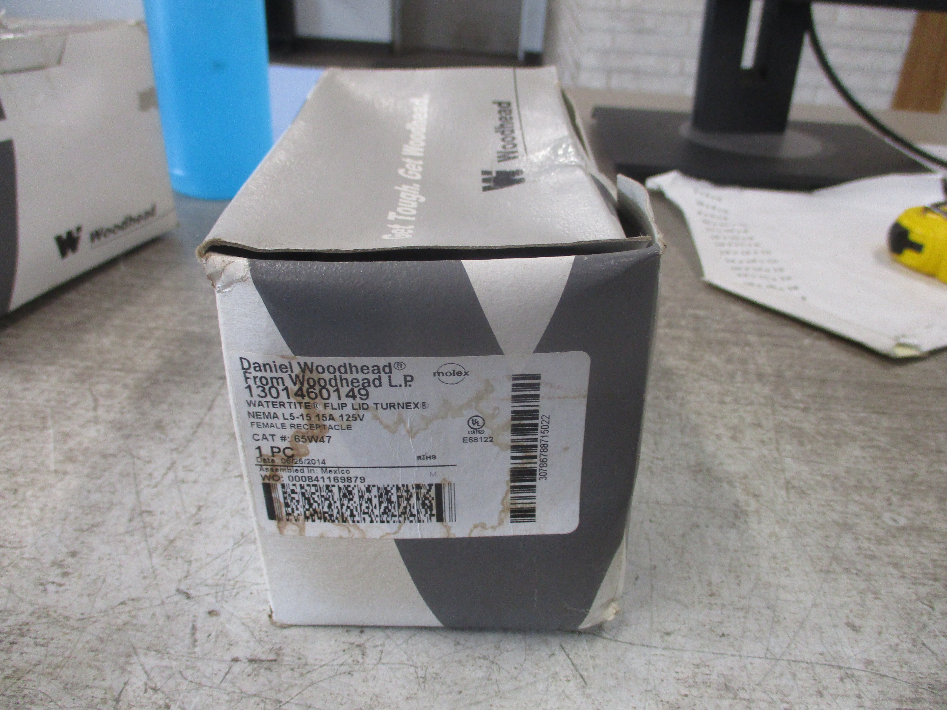Daniel Woodhead Watertite Receptacle 65W47 15A 125V New Surplus