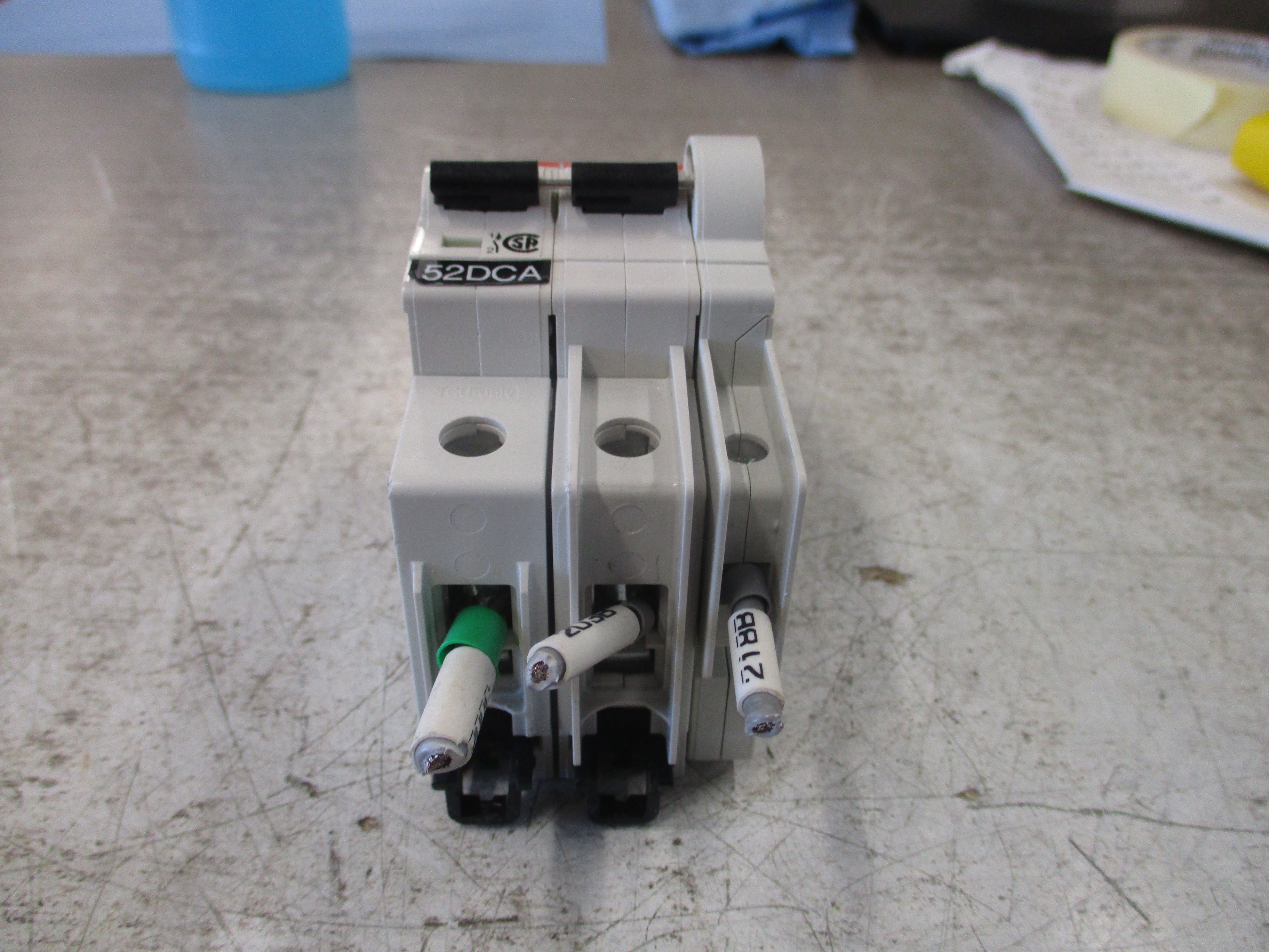 ABB Circuit Breaker S201U-K30 30A 240V W/(2) Adder Poles 3P Used