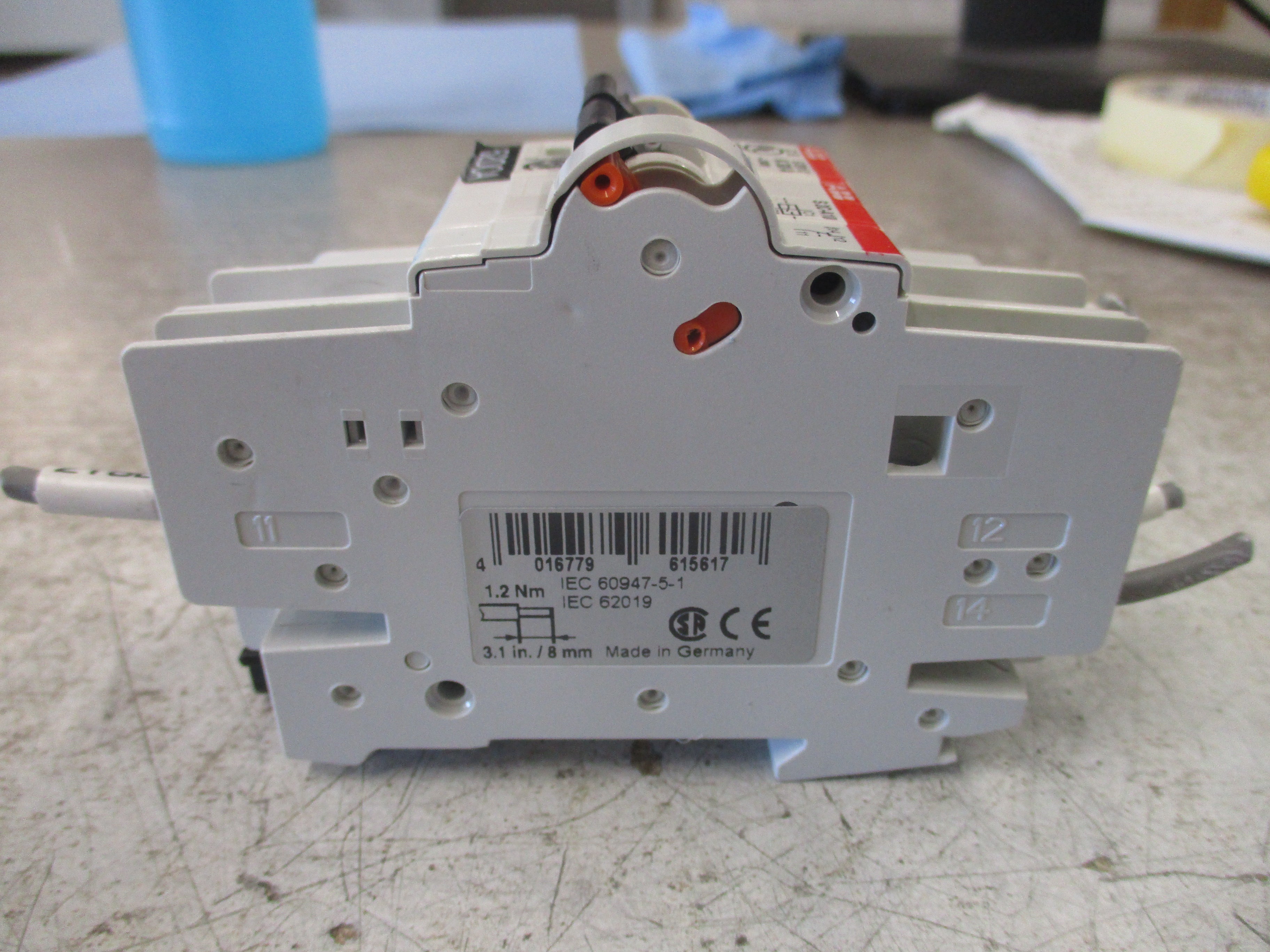 ABB Circuit Breaker S201U-K30 30A 240V W/(2) Adder Poles 3P Used