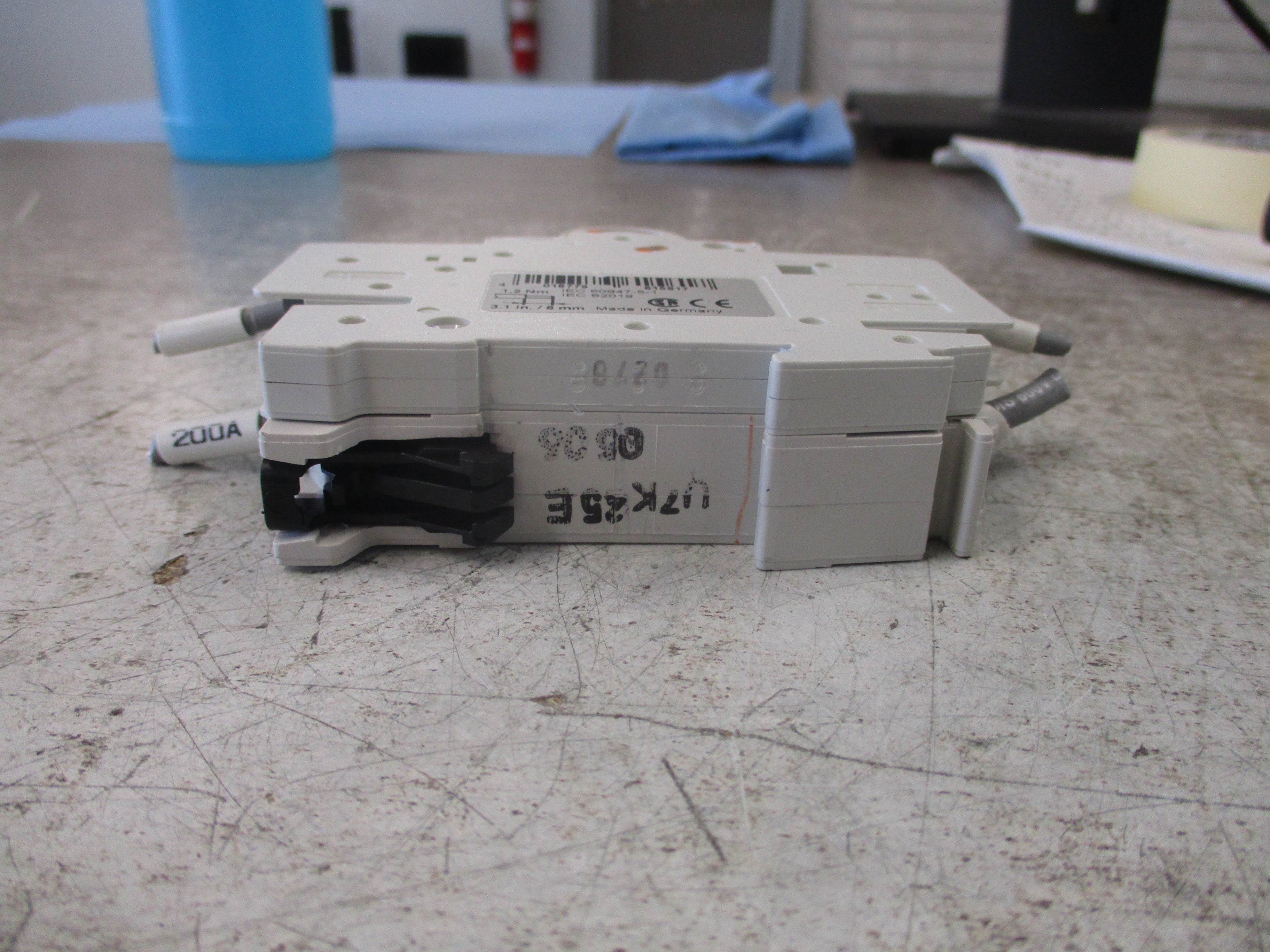 ABB Circuit Breaker S201U-K25 25A 240V W/Adder Pole 2P Used