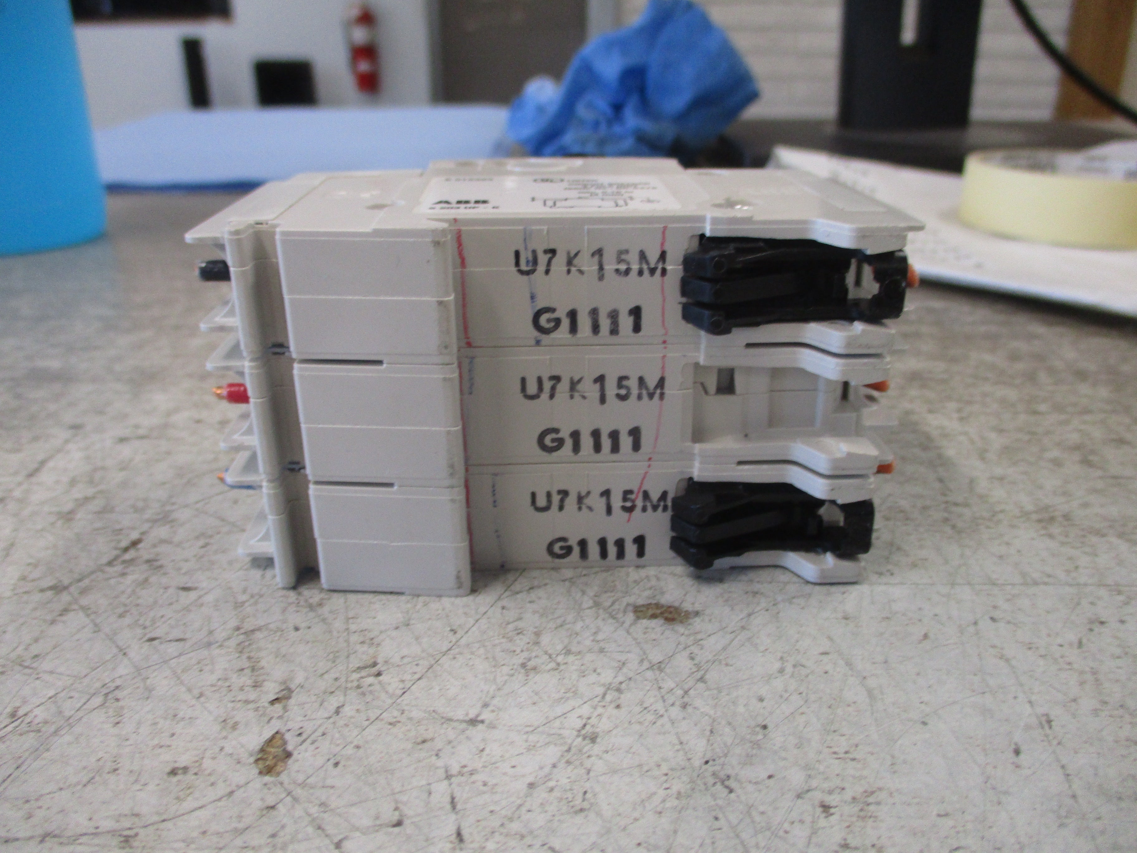 ABB Circuit Breaker S203UP-K15A 15A 480Y/277V 3P Used