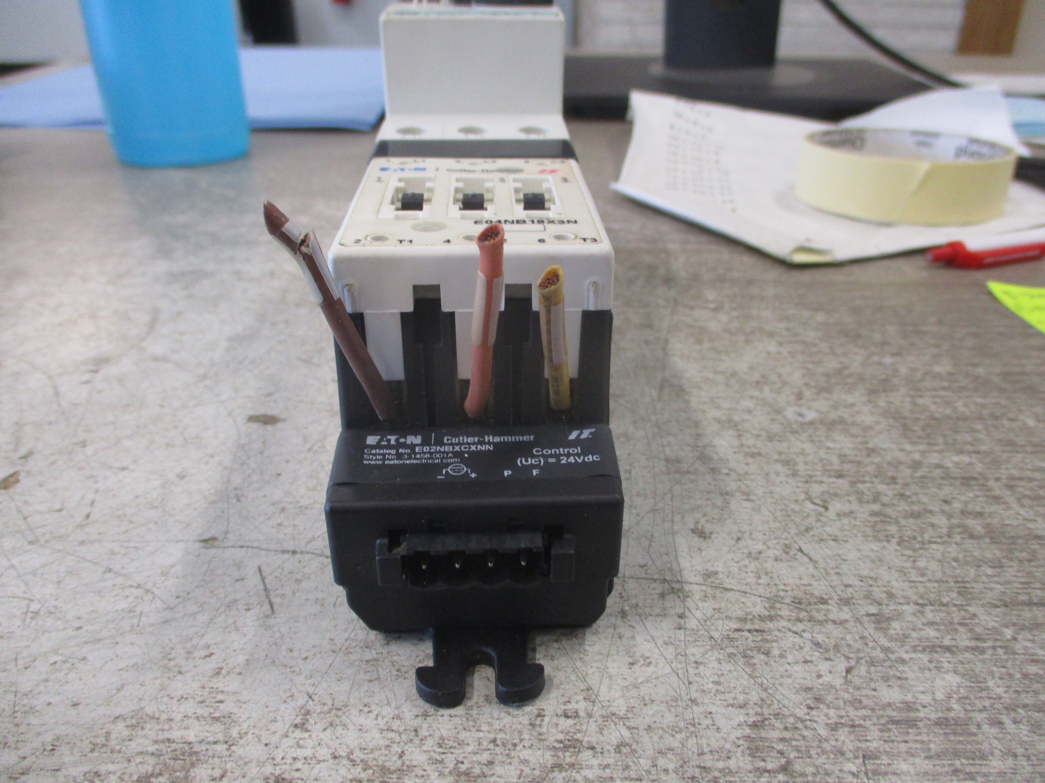 Eaton/Siemens Starter E04NB18X3N/3RV1021-4AA10 24VDC Coil Trip: 11-16A Used