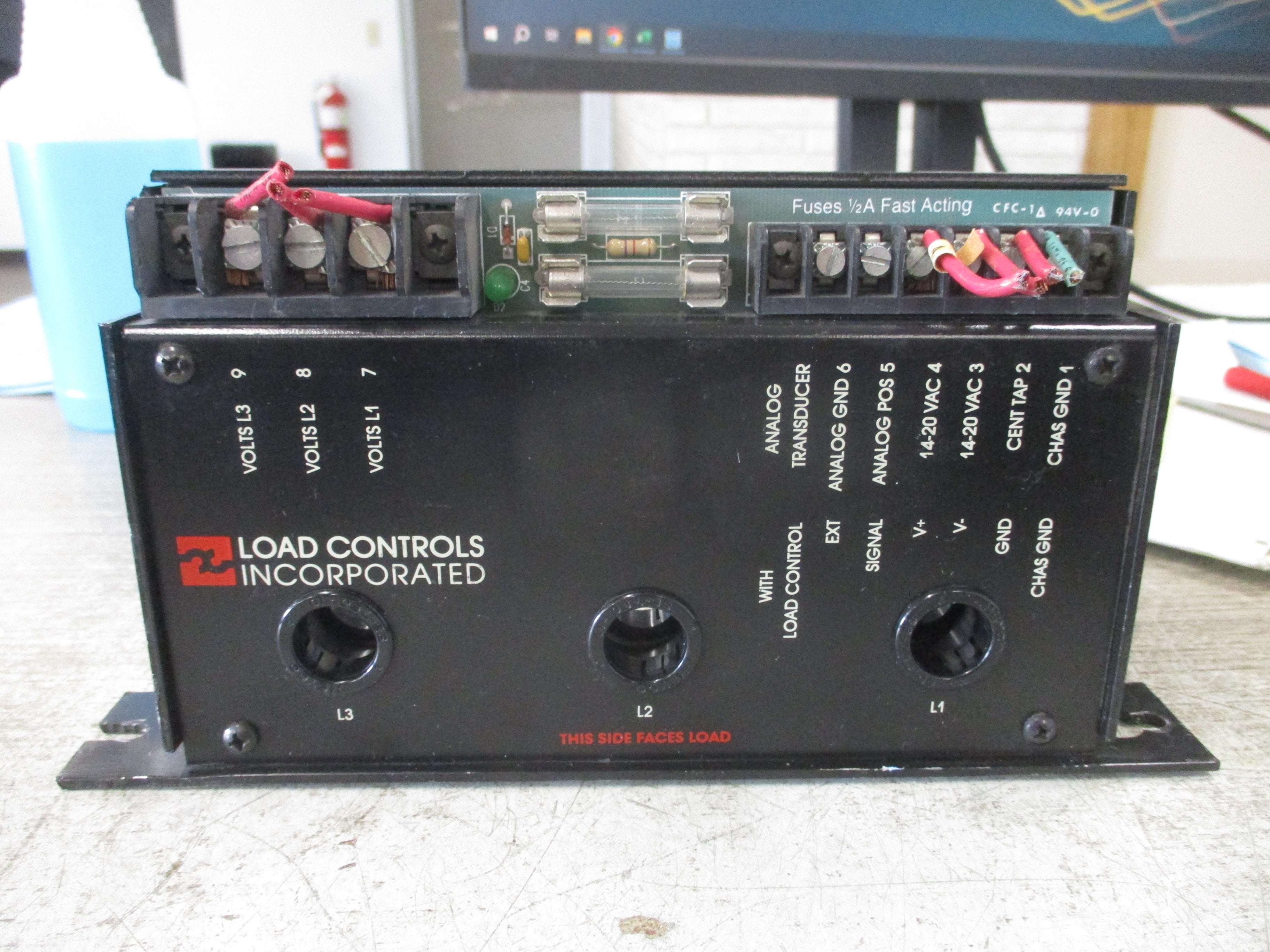 Load Controls Inc Transducer PH-3A 460V 40A 4-20MA Used