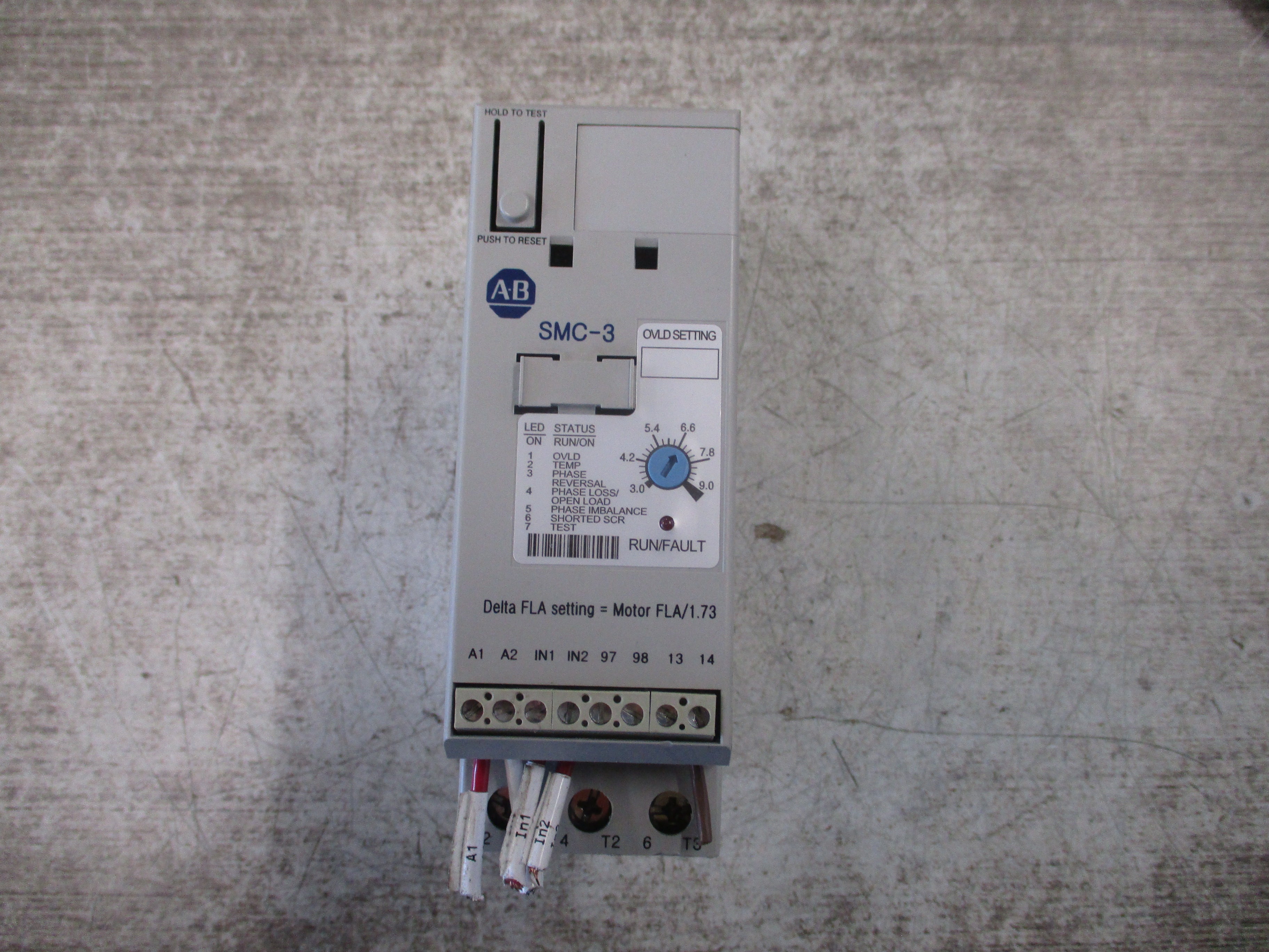 Allen-Bradley SMC-3 Soft Start 150-C9NBD Ser. B FRN: 2.09 7.5HP 460V Used