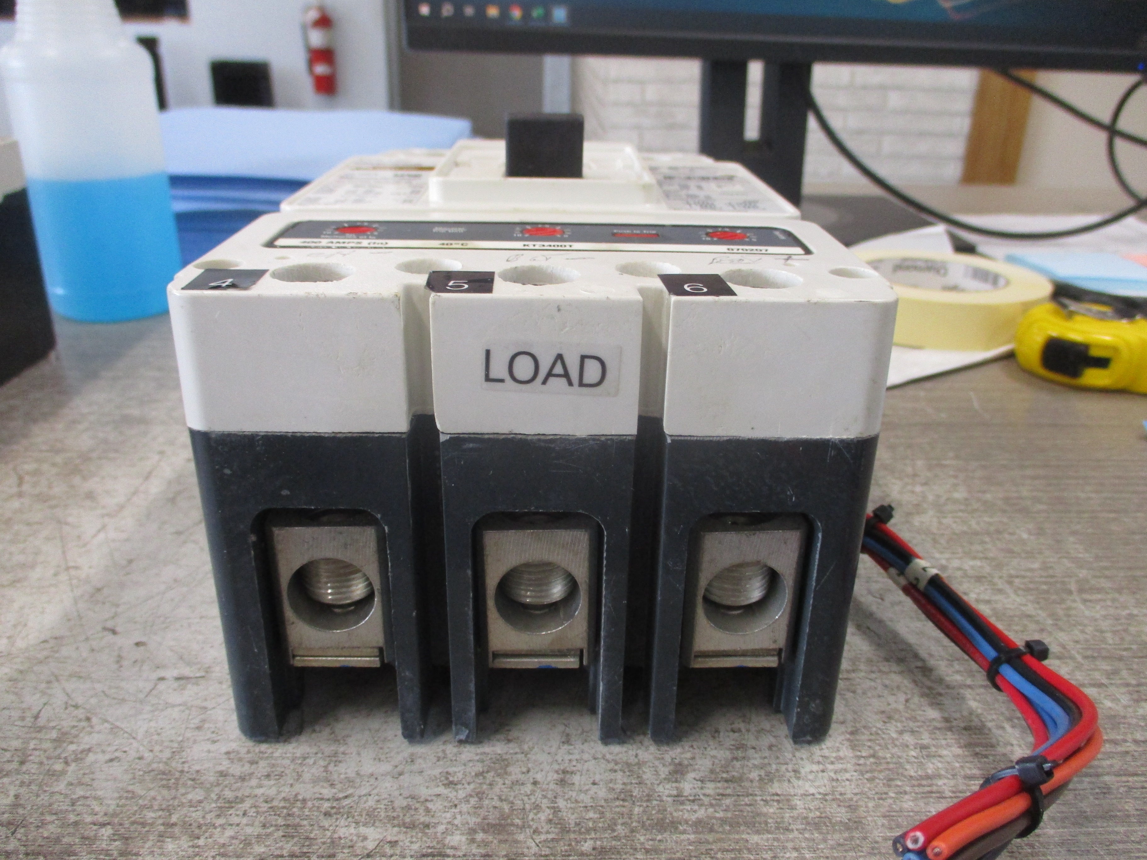 Eaton DC Circuit Breaker HKDDC3400A1301T1001Z01 400A 600V 3P Used