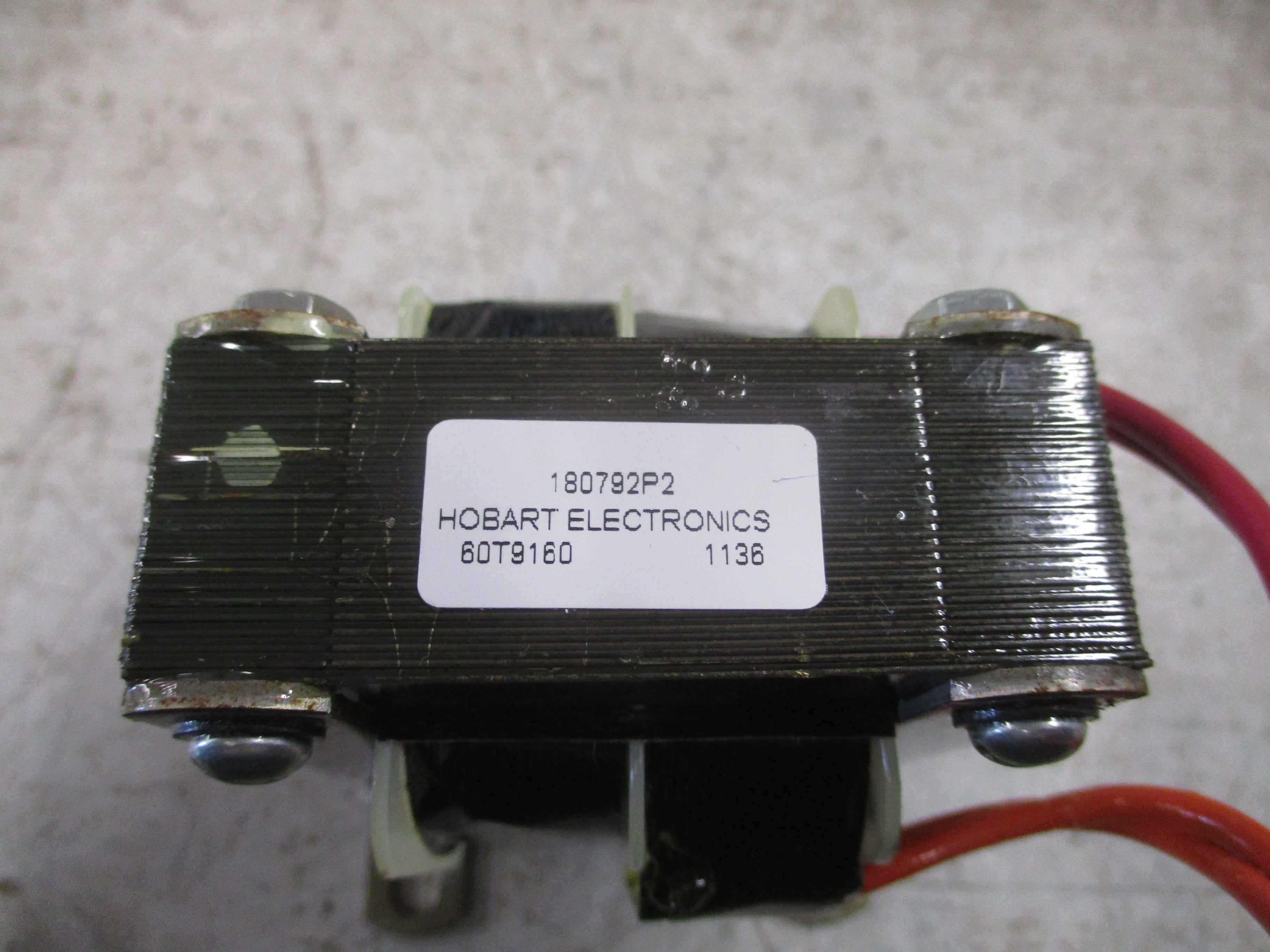 Hobart Transformer 60T9160 27VA Pri: 24V Sec: 22V 50/60Hz Used