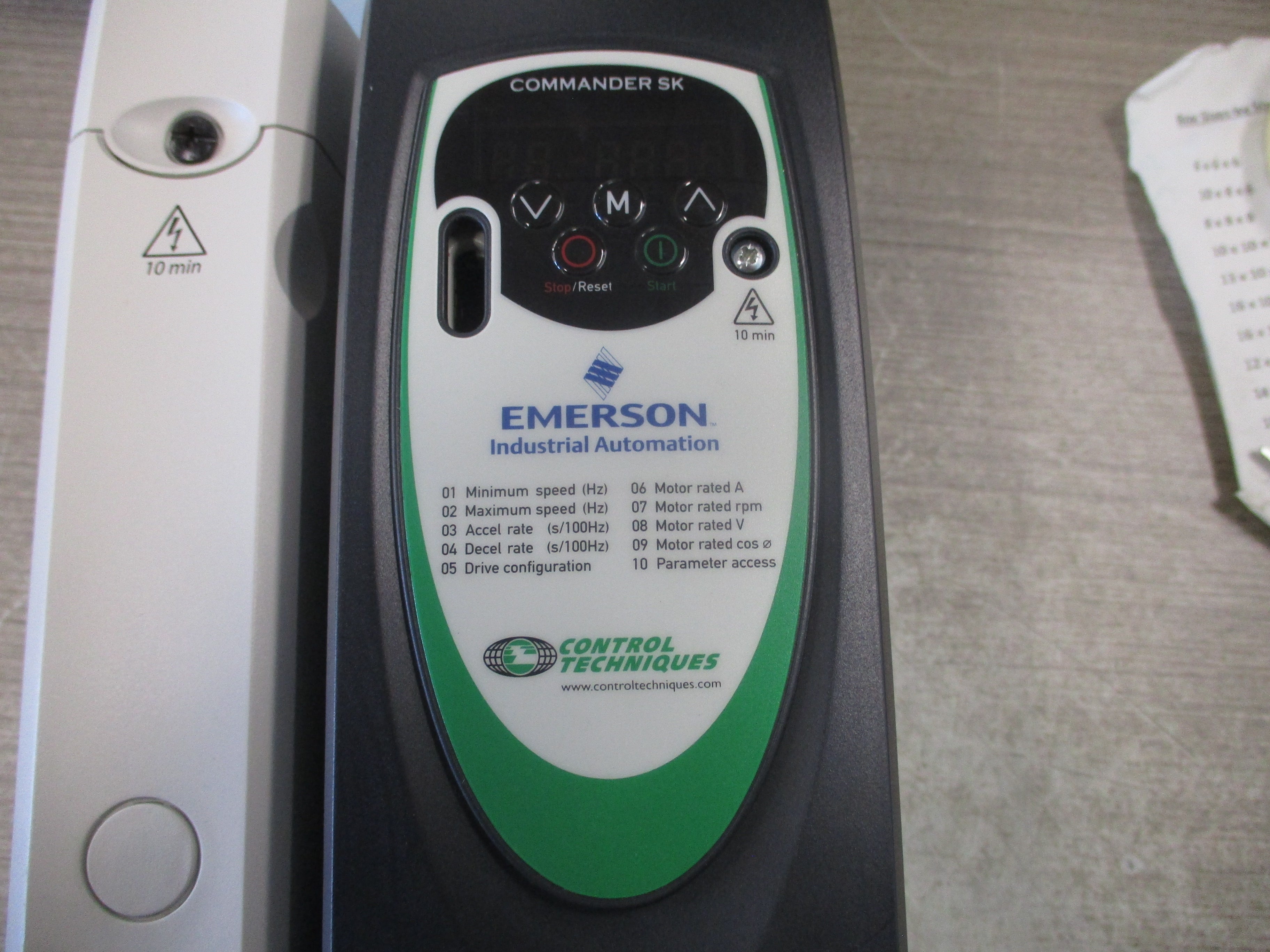 Emerson Control Techniques AC Drive SK2403 Input: 380-480V 50/60Hz 26.6A