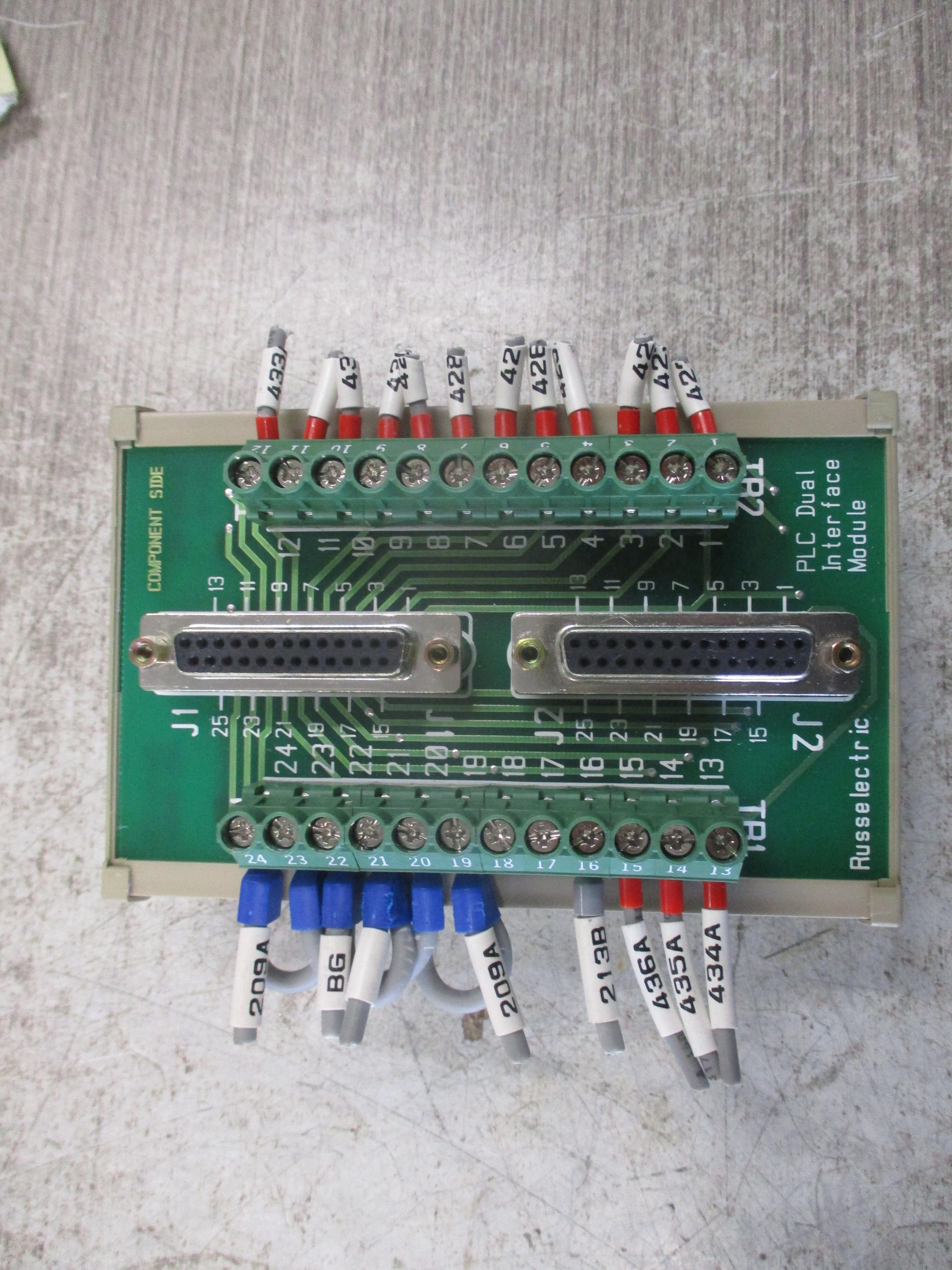 Russelectric PLC Dual Interface Module 00004A W/ Mount Used