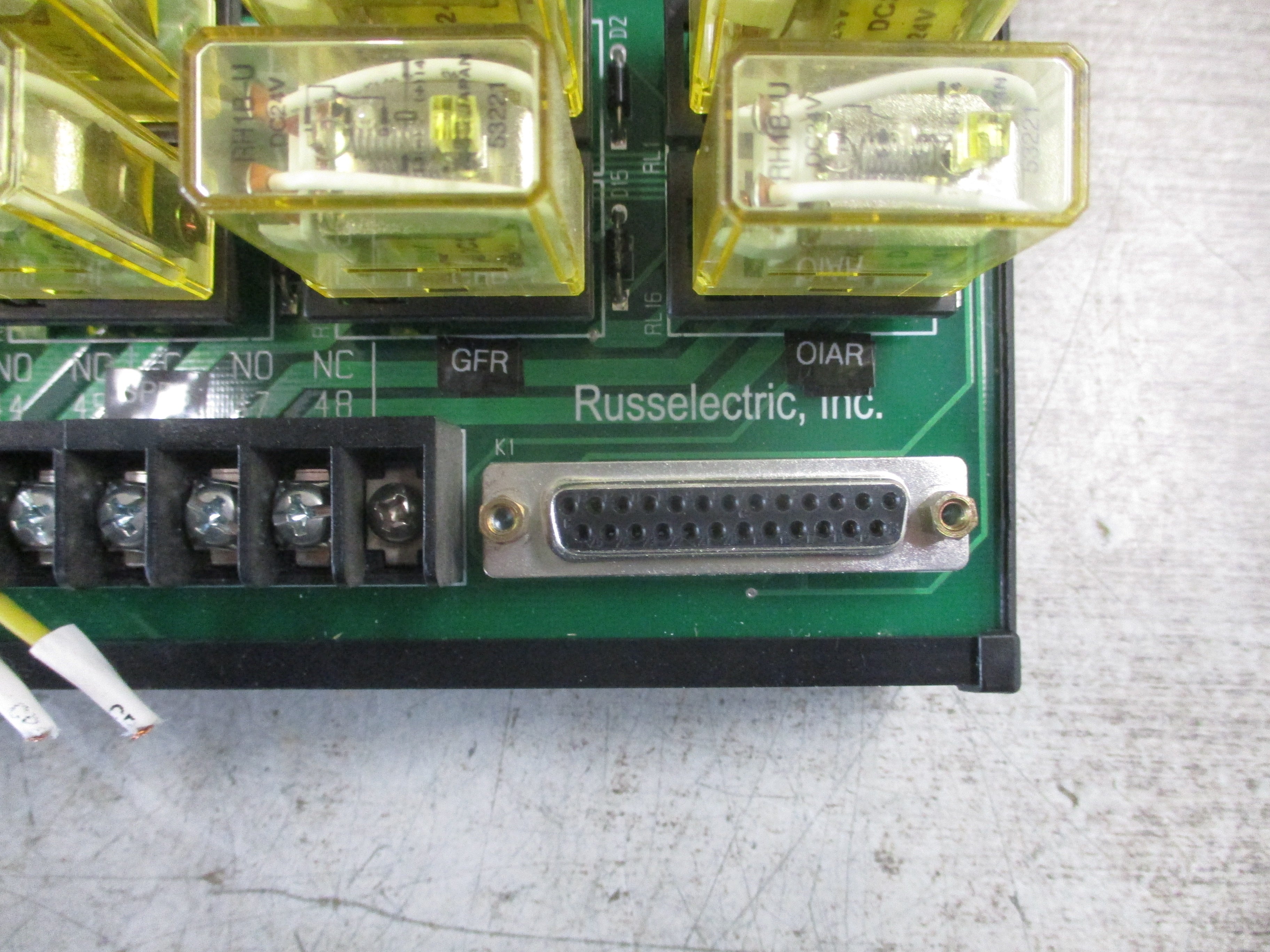 Russelectric Relay Board 02018A Used