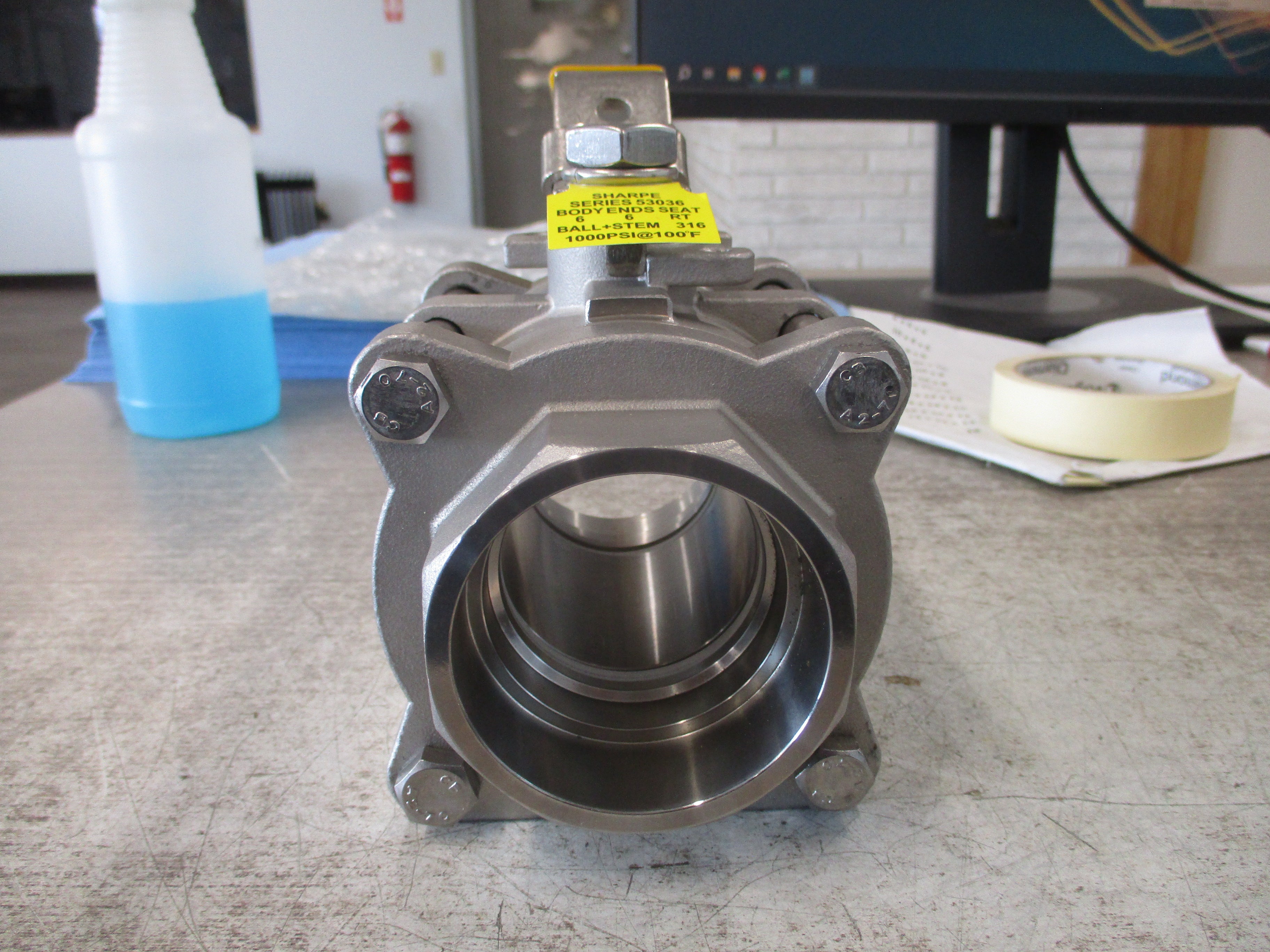 Sharpe Series 53036 Stainless Steel Ball Valve SV53036TE024 Size: 2 1/2"