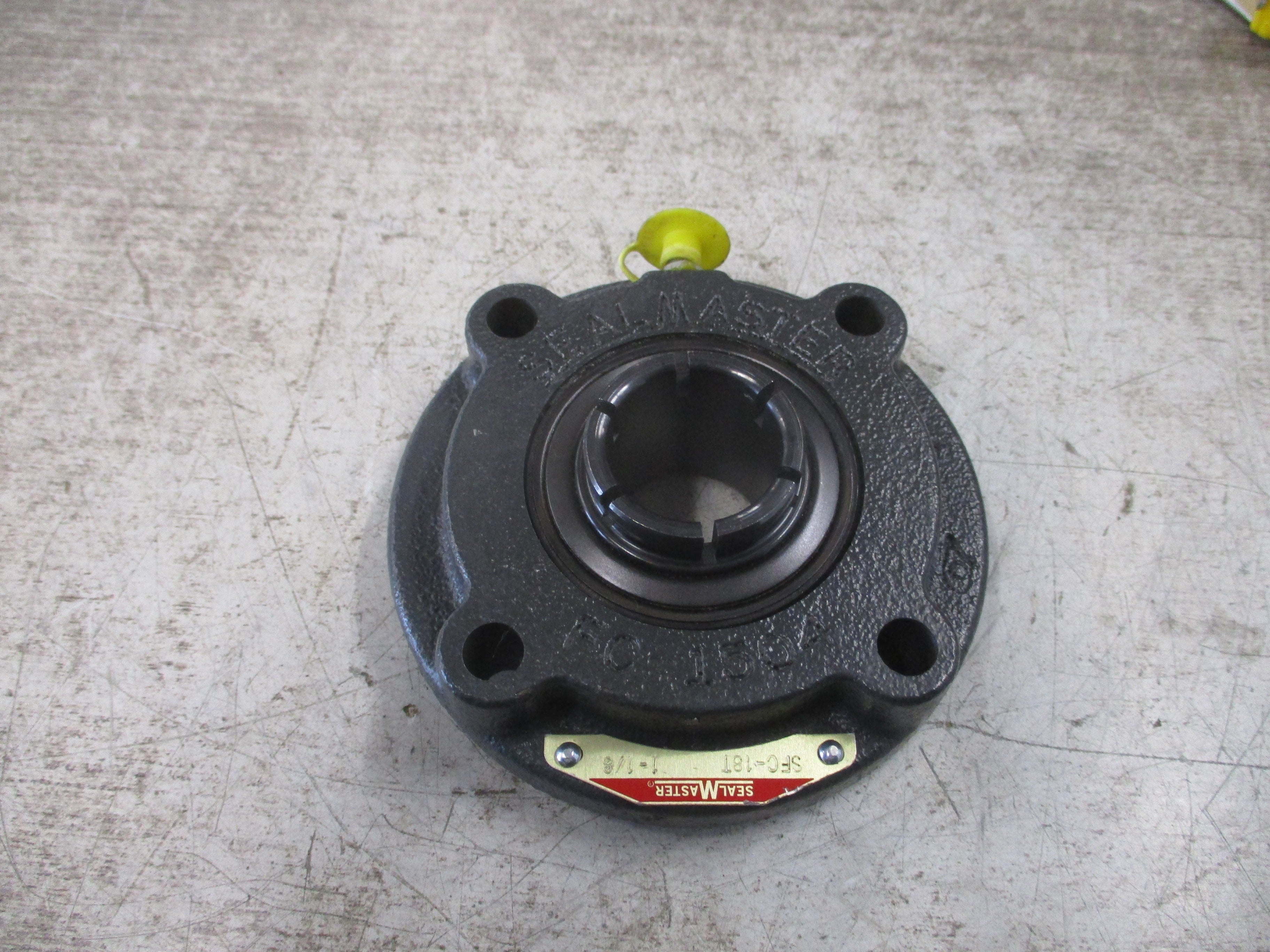 SealMaster Flange Bearing SFC-18T 1-1/8" Bore Used