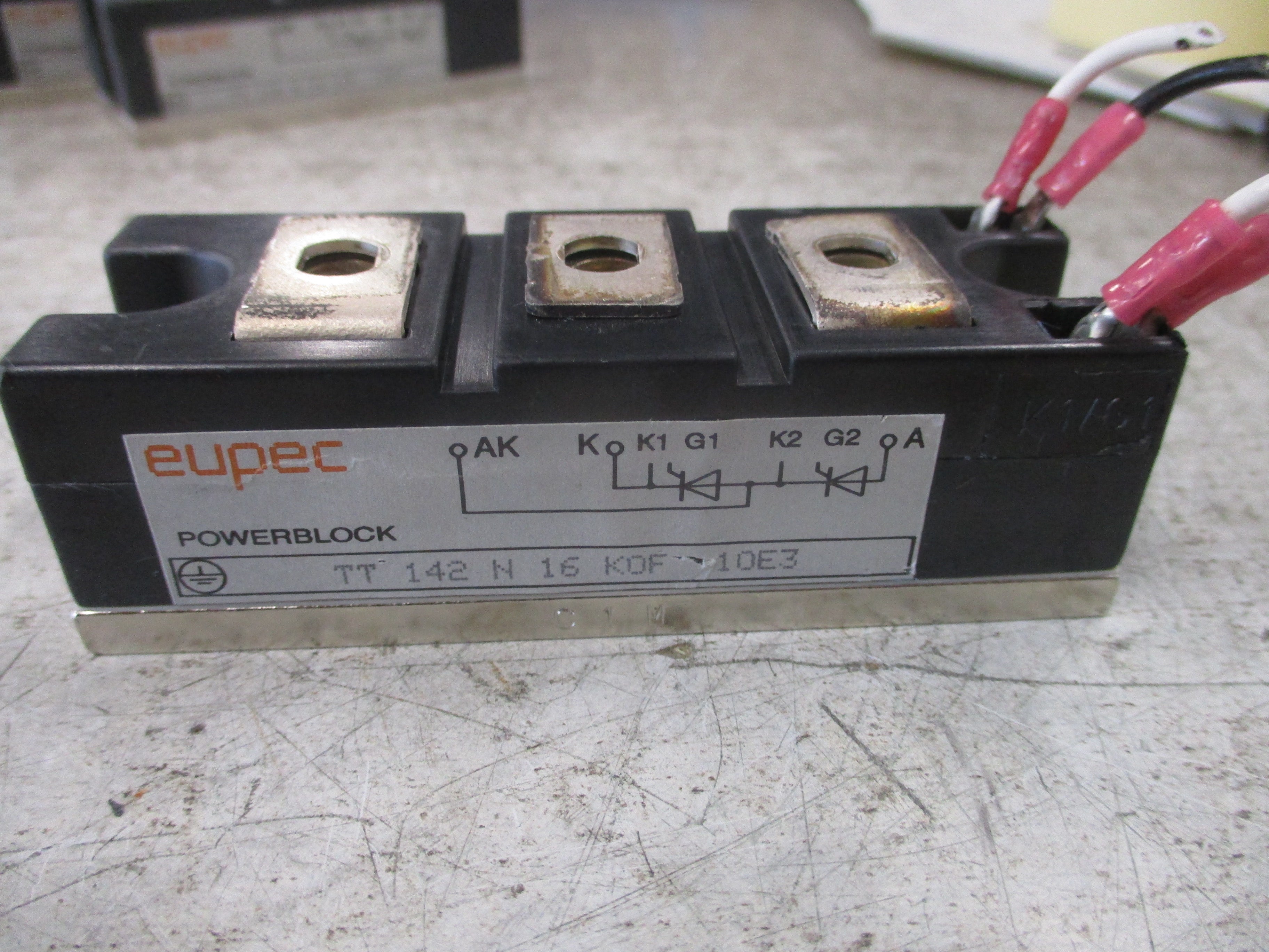 Eupec Powerblock TT 142 N 16 KOF 10E3 Used