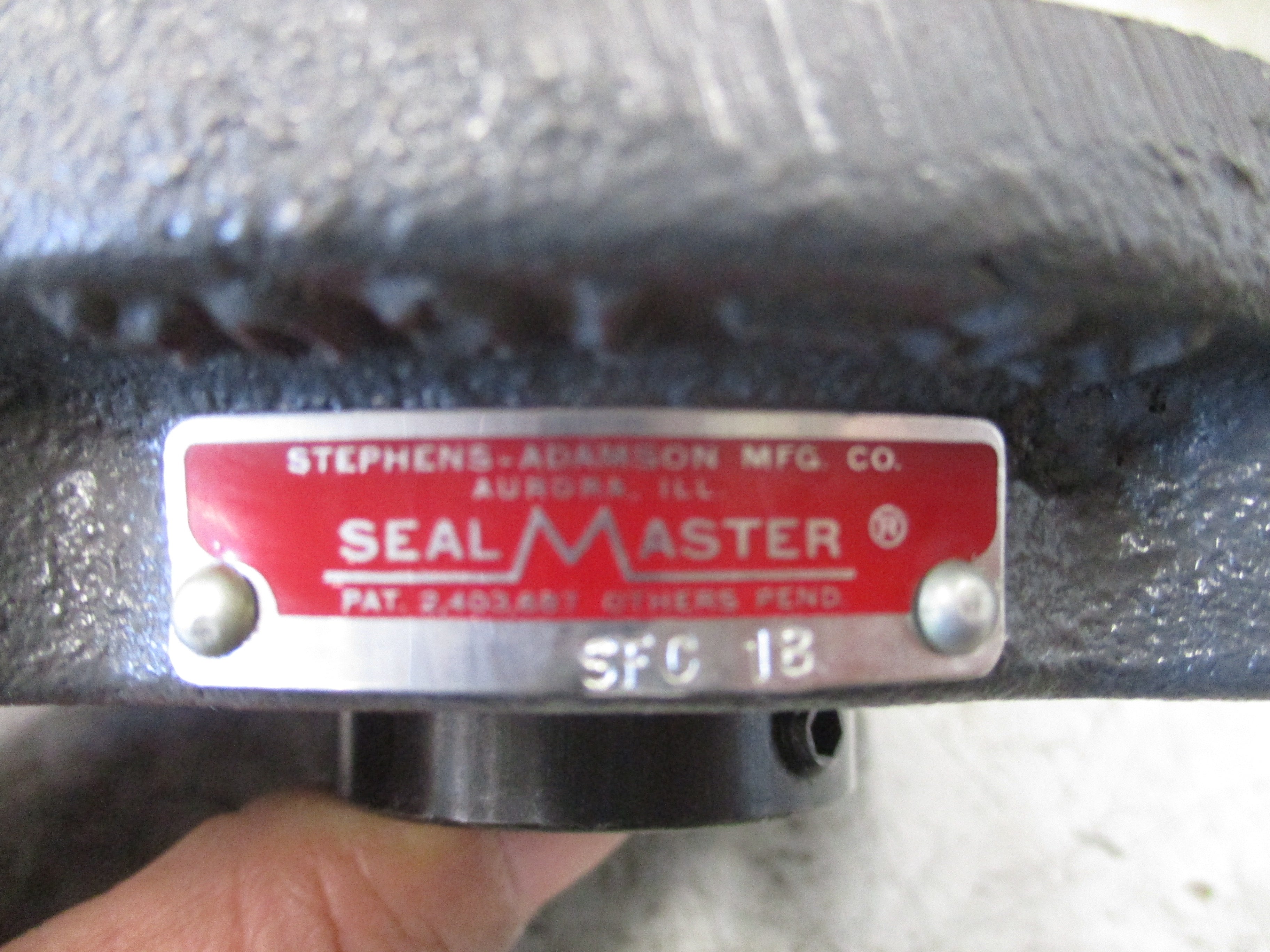 SealMaster Flange Bearing SFC 18 Used