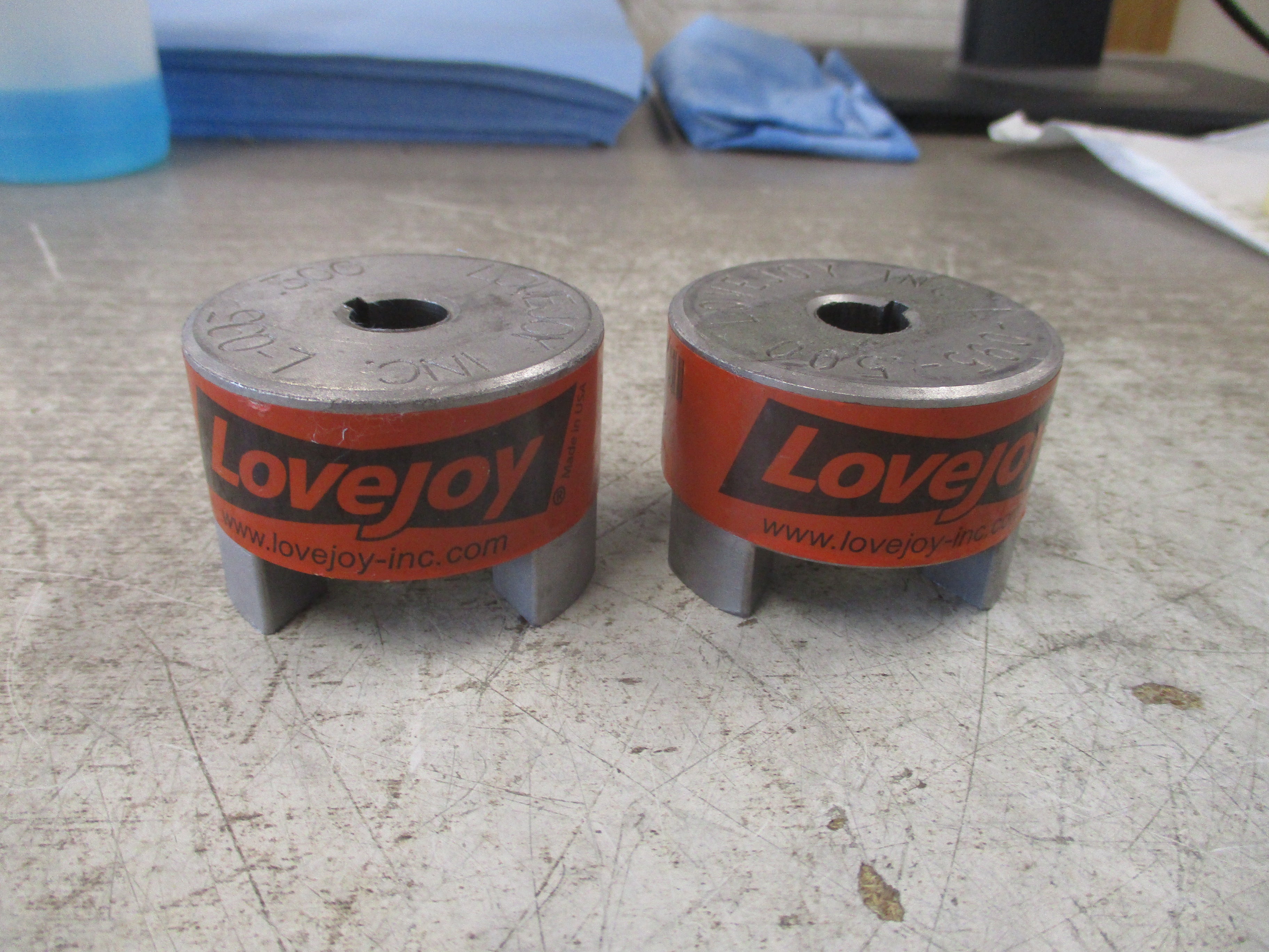 Lovejoy L-Jaw Hub L-095 Bore: 0.500" *Lot of 2* Used