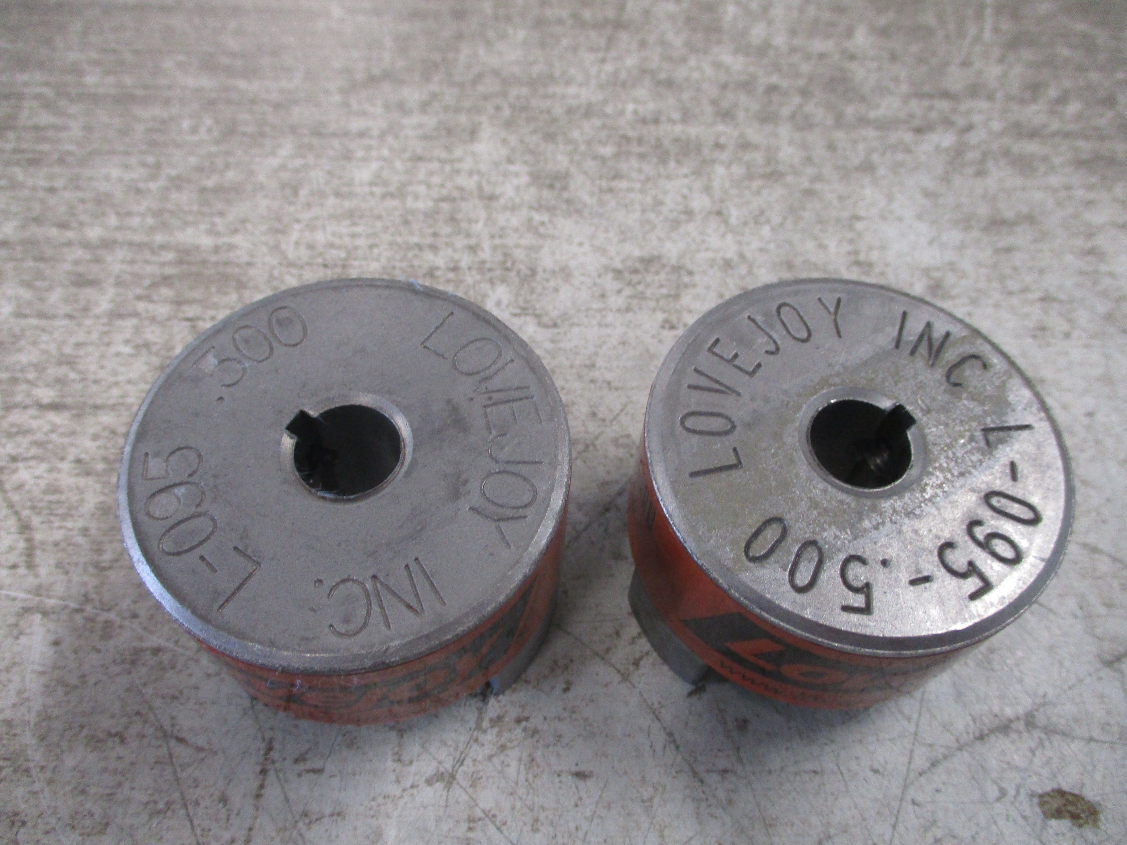 Lovejoy L-Jaw Hub L-095 Bore: 0.500" *Lot of 2* Used