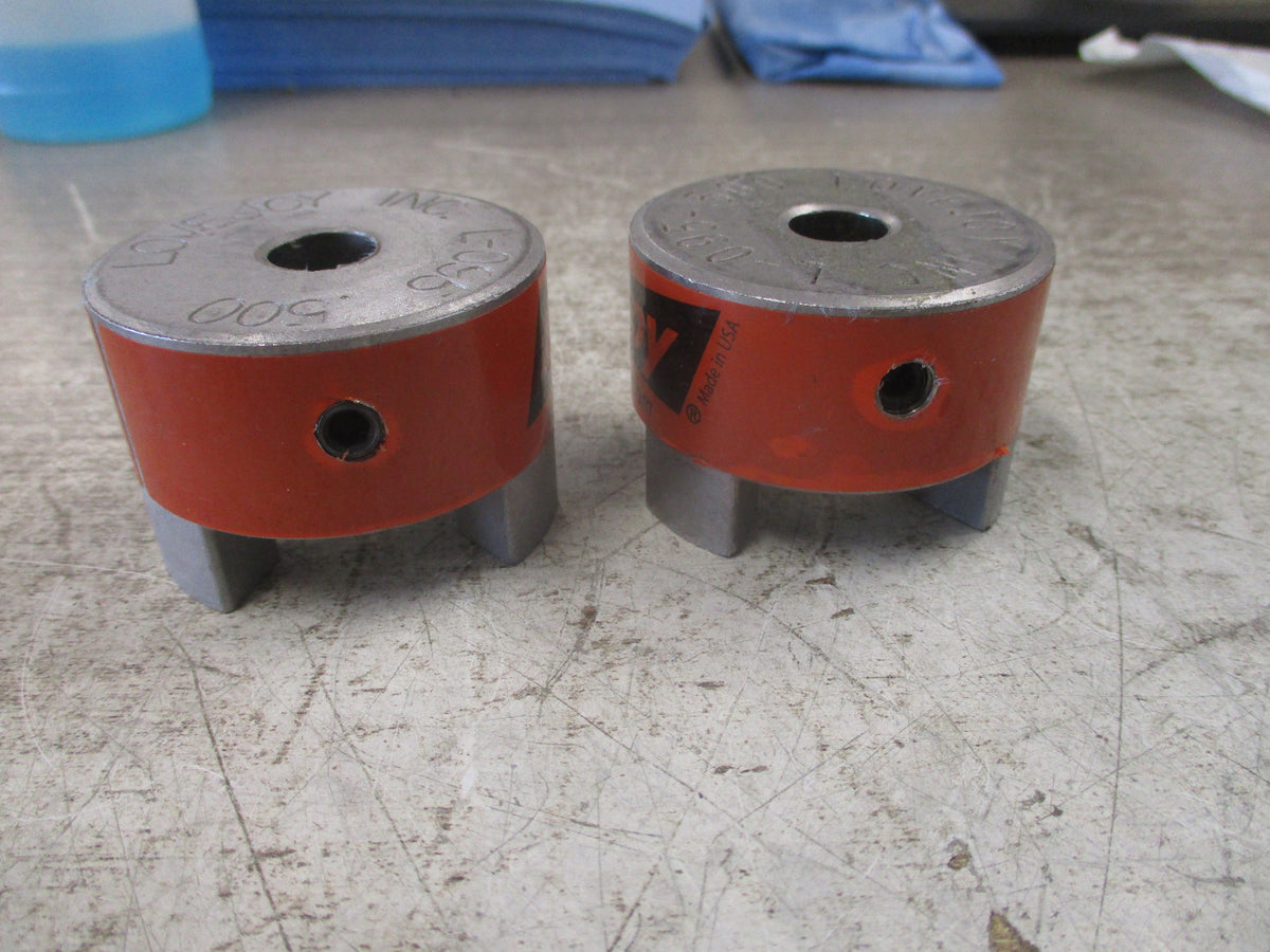 Lovejoy L-Jaw Hub L-095 Bore: 0.500" *Lot of 2* Used