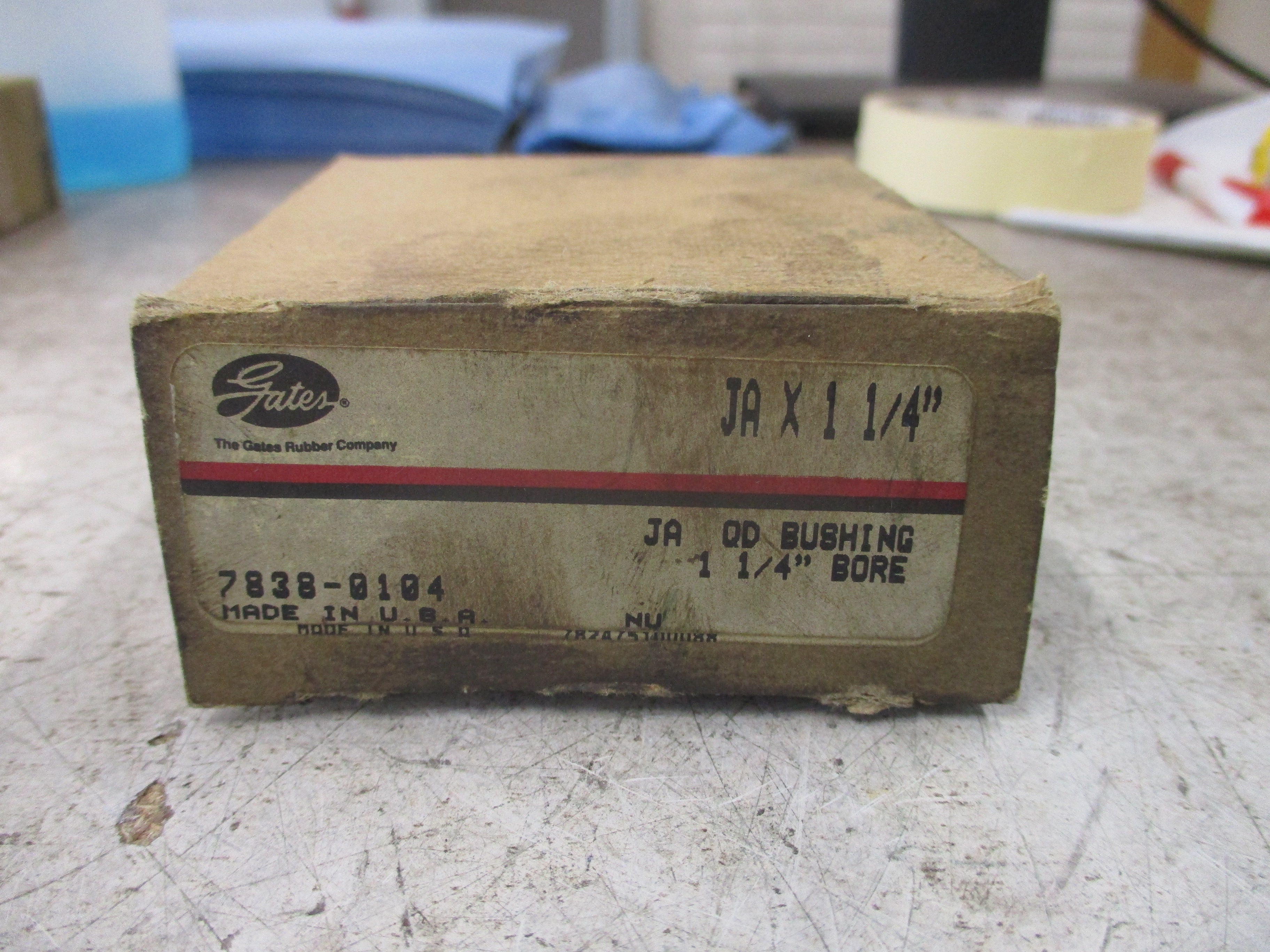 Gates QD Bushing JA X 1 1/4" Bore: 1 1/4" New Surplus