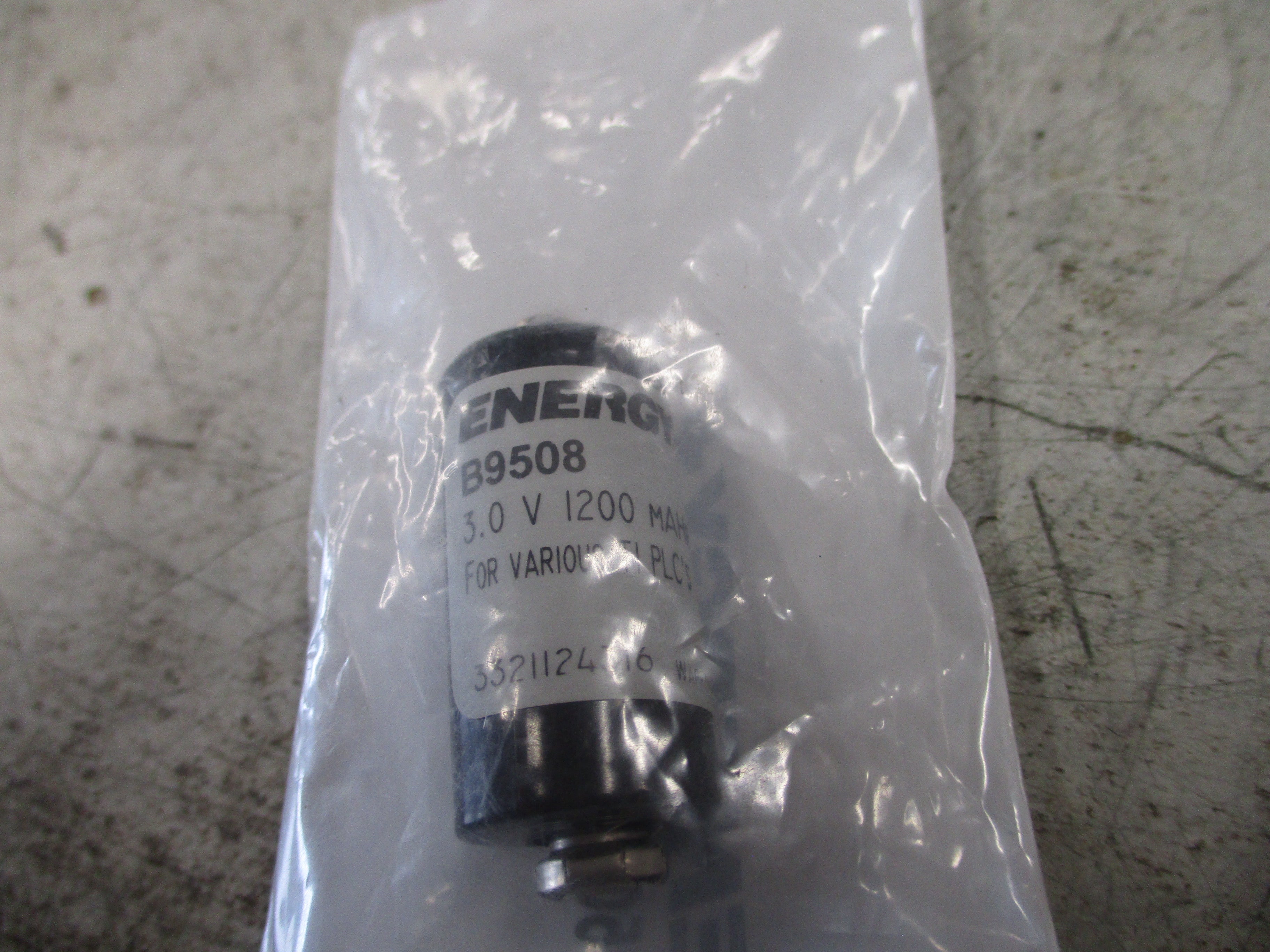 Energy + Lithium Battery B9508 3.0V 1200 mAHr *No Box* New Surplus