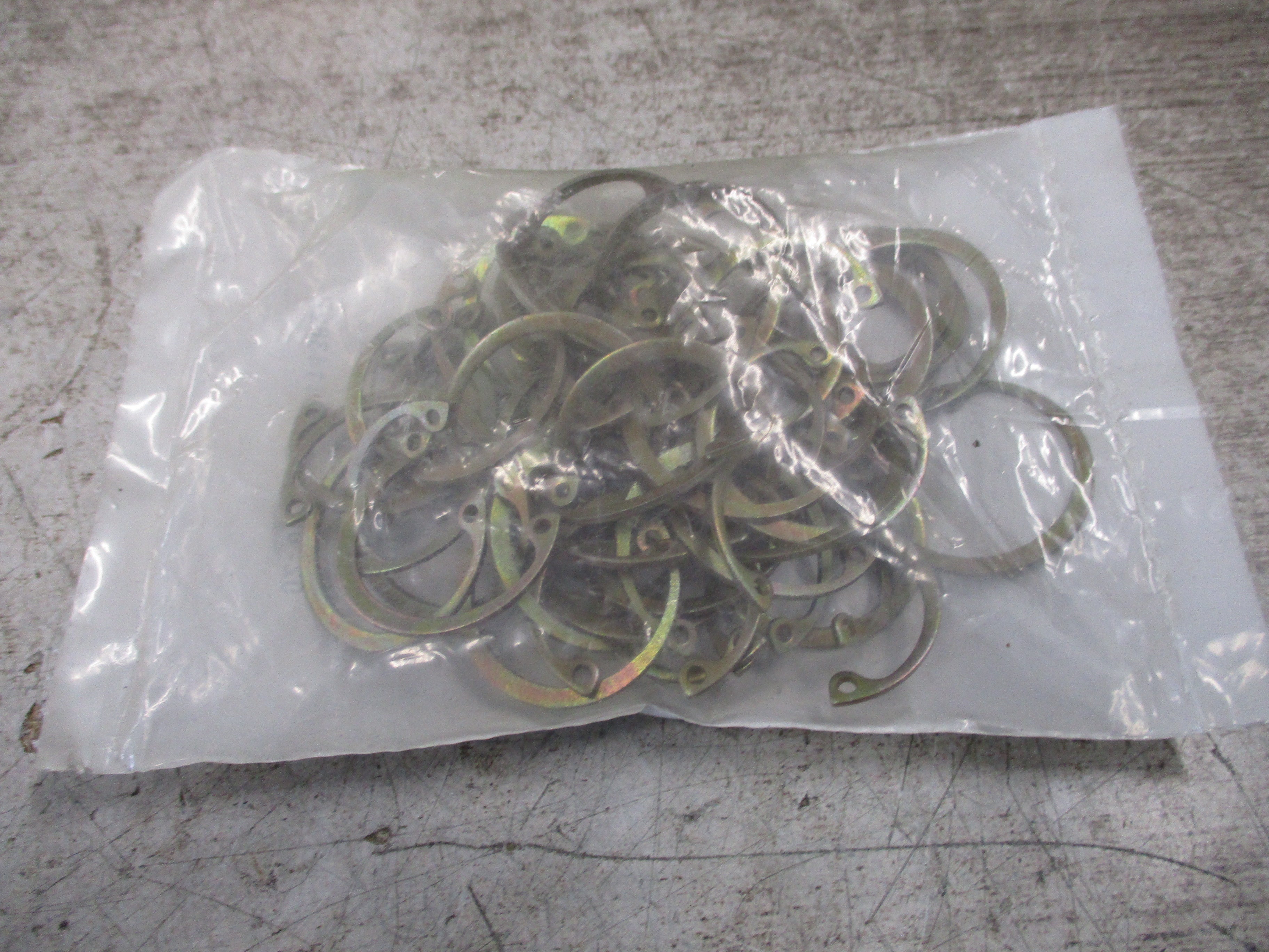 Rotor Clip Retaining Ring 5CB41 1 1/8" Internal Steel ZY Plated *Bag of 50*