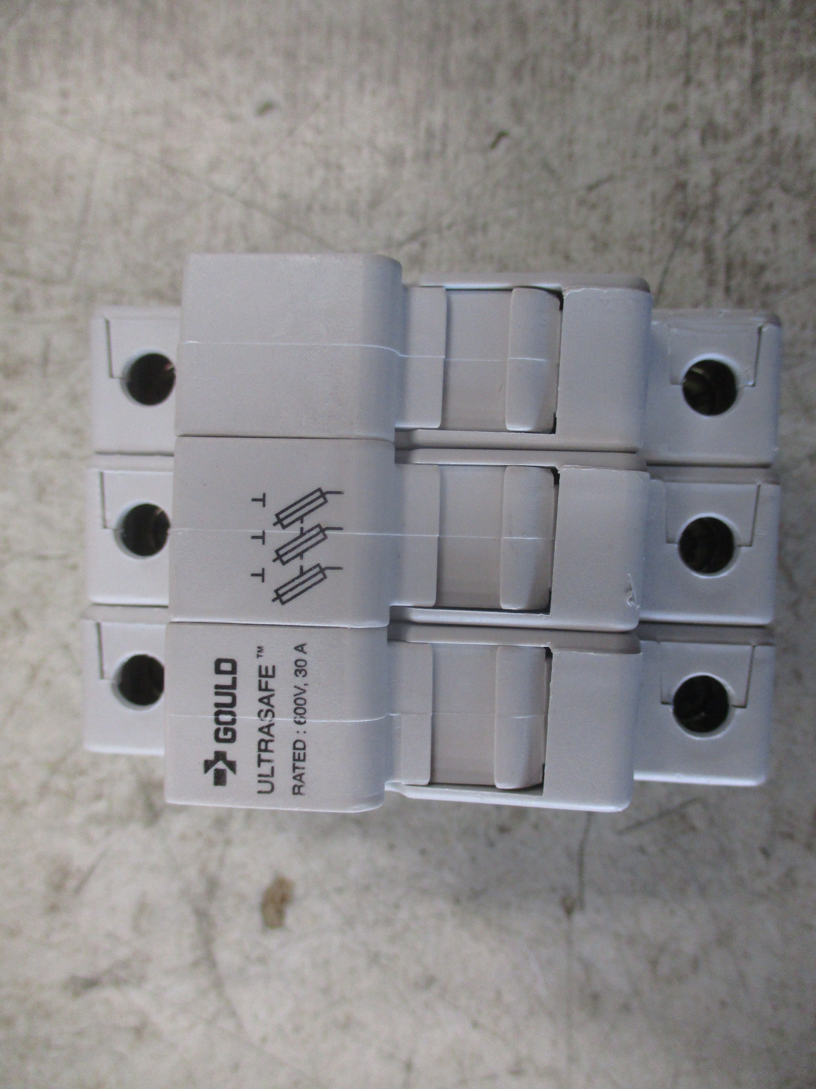 Gould Ultrasafe Fuseholder USM3 30A 600V 3P Used