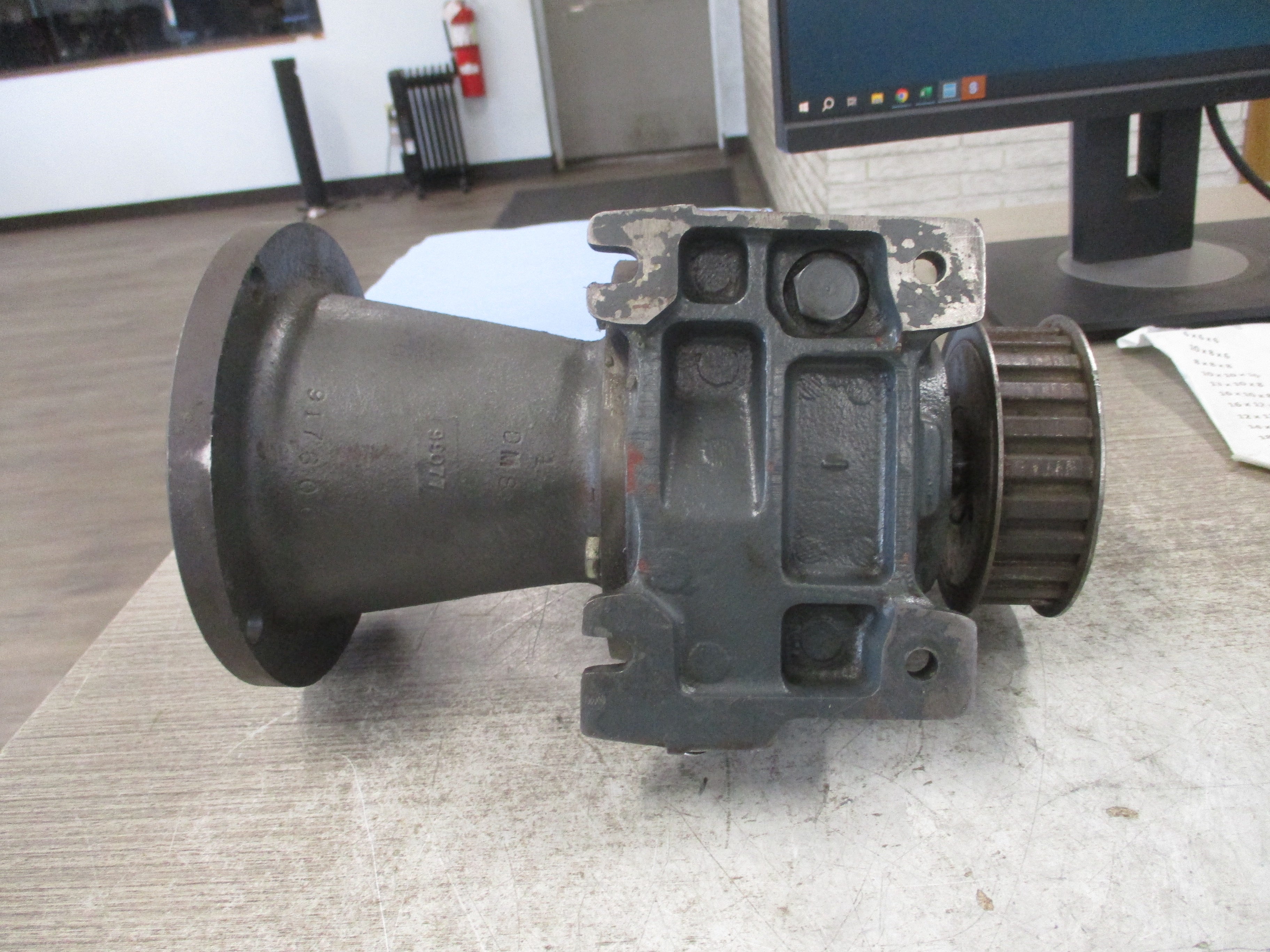 US Motors Series 2000 Gear Reducer CBN2002SB3U143TCNN Ratio 6.3 1750 RPM In