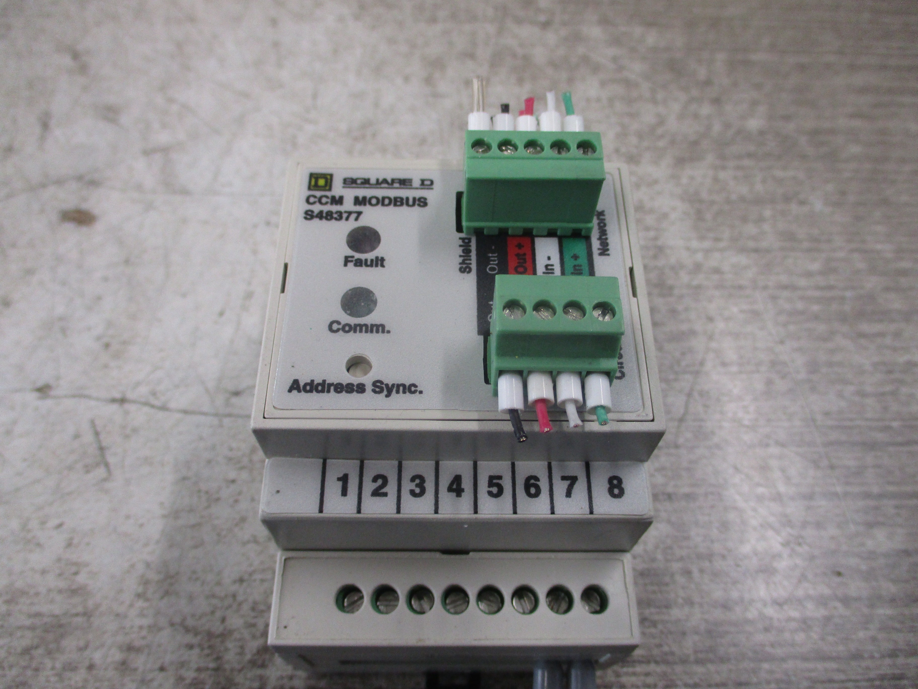 Square D CCM Modbus Module S48377 Used