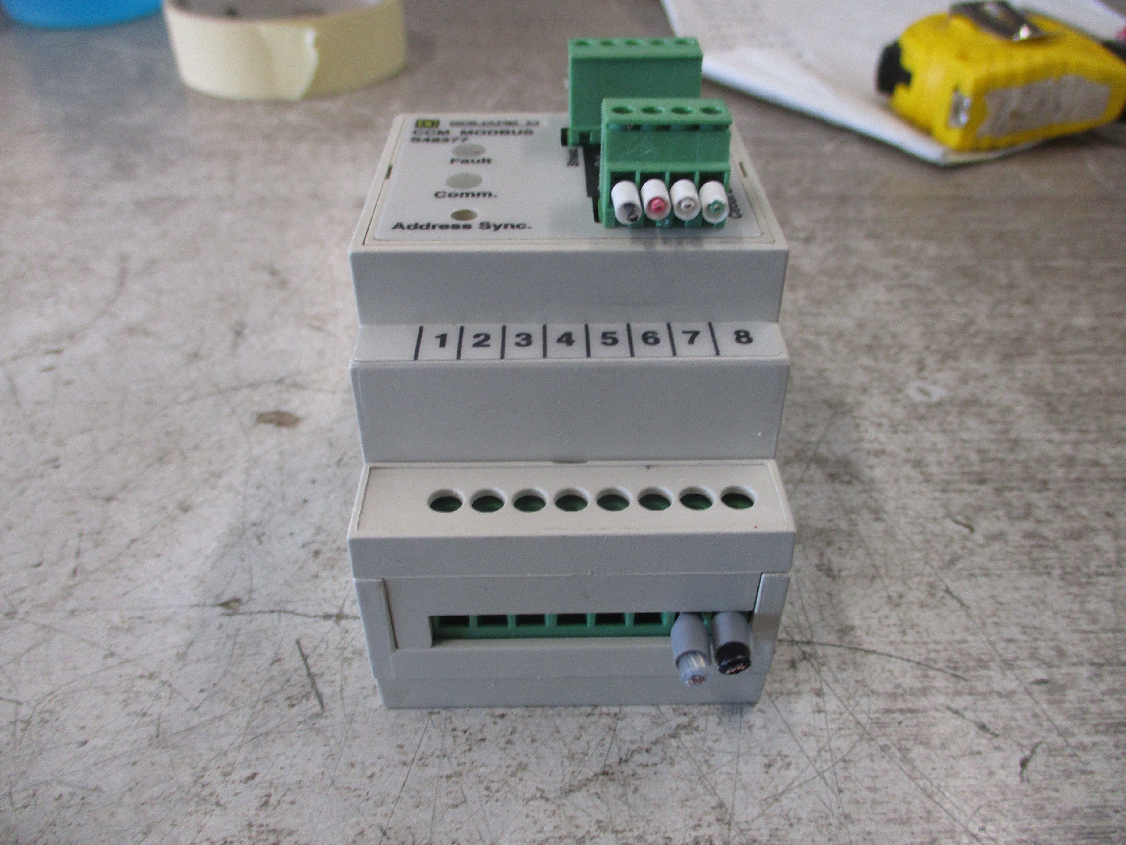 Square D CCM Modbus Module S48377 *(3) Broken Clips* Used