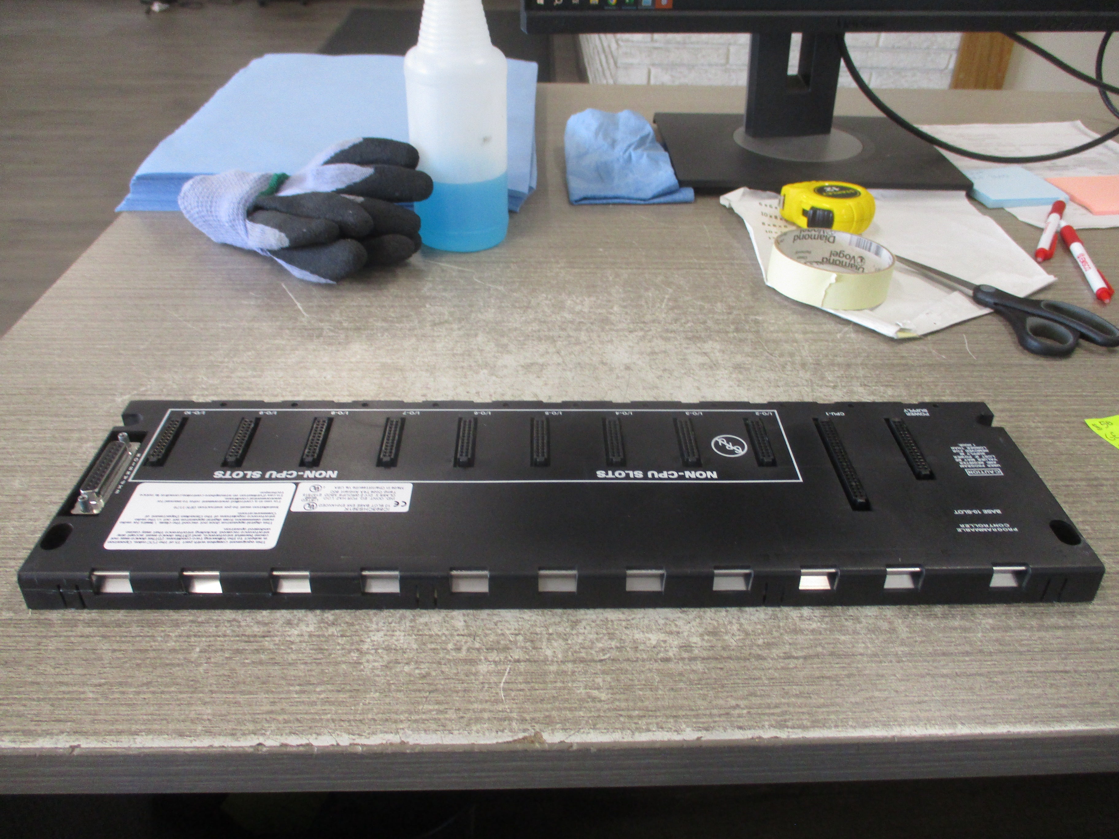 GE Fanuc 10-Slot Base IC693CHS391K EMI Enhanced Used