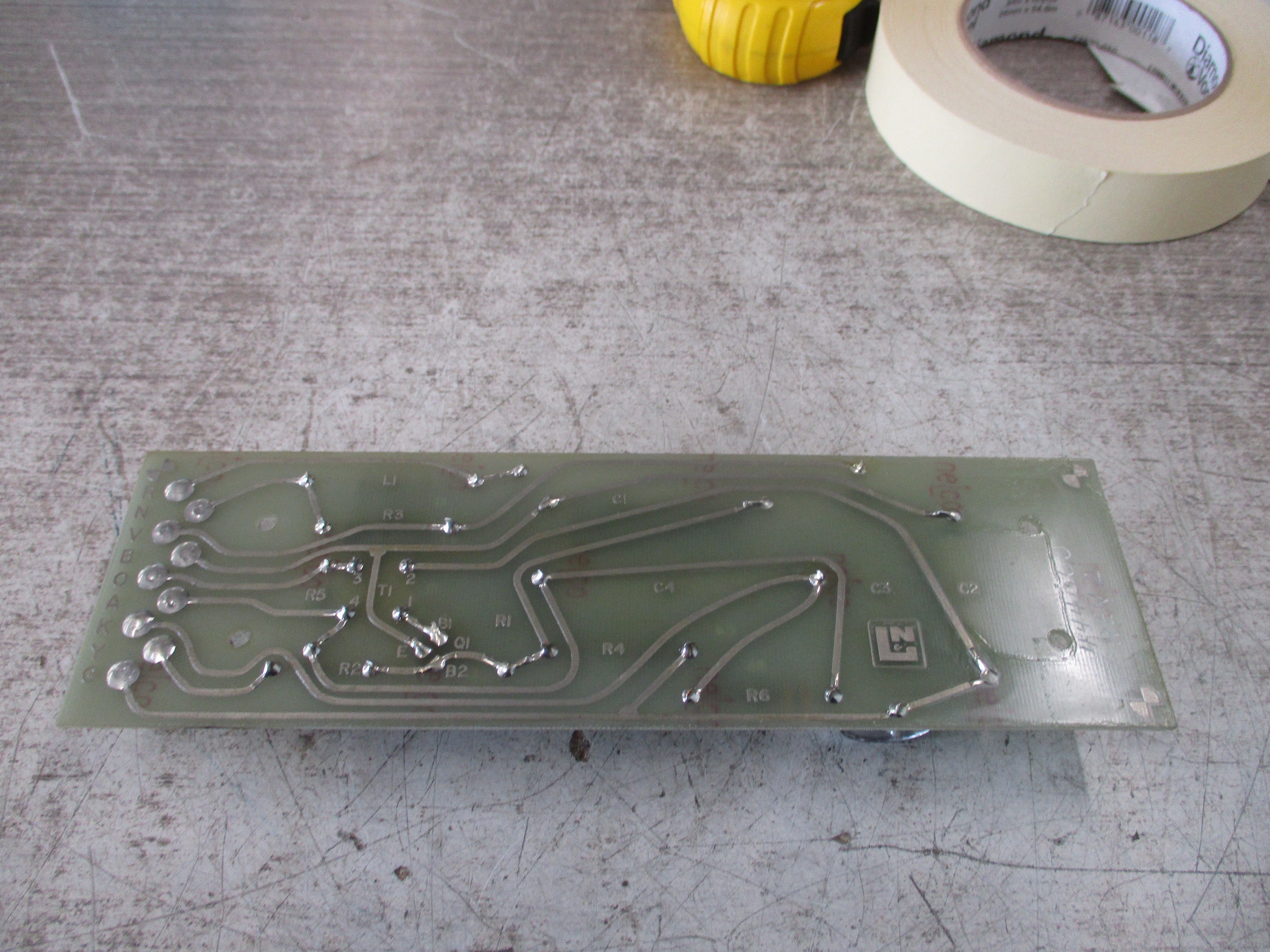 Leeds & Northrup Capacitor Board 444060 Rev. 2 Used