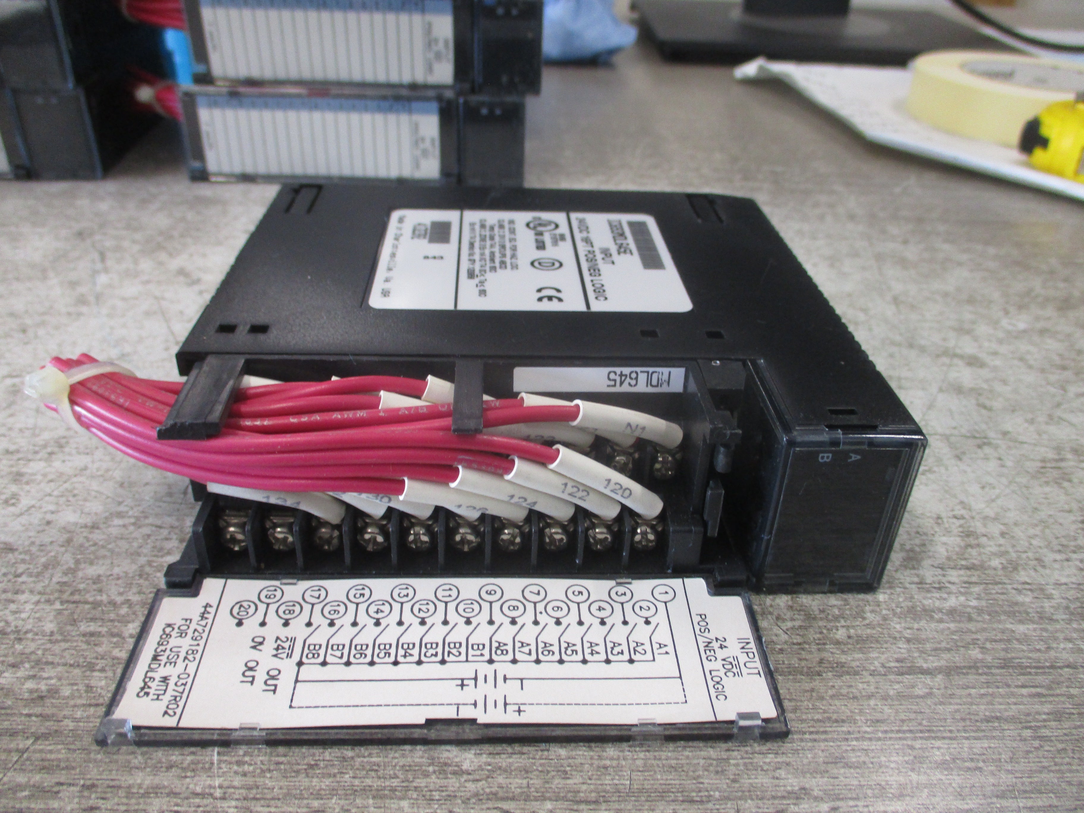 GE Fanuc Input Module IC693MDL645E 24VDC 16PT Used