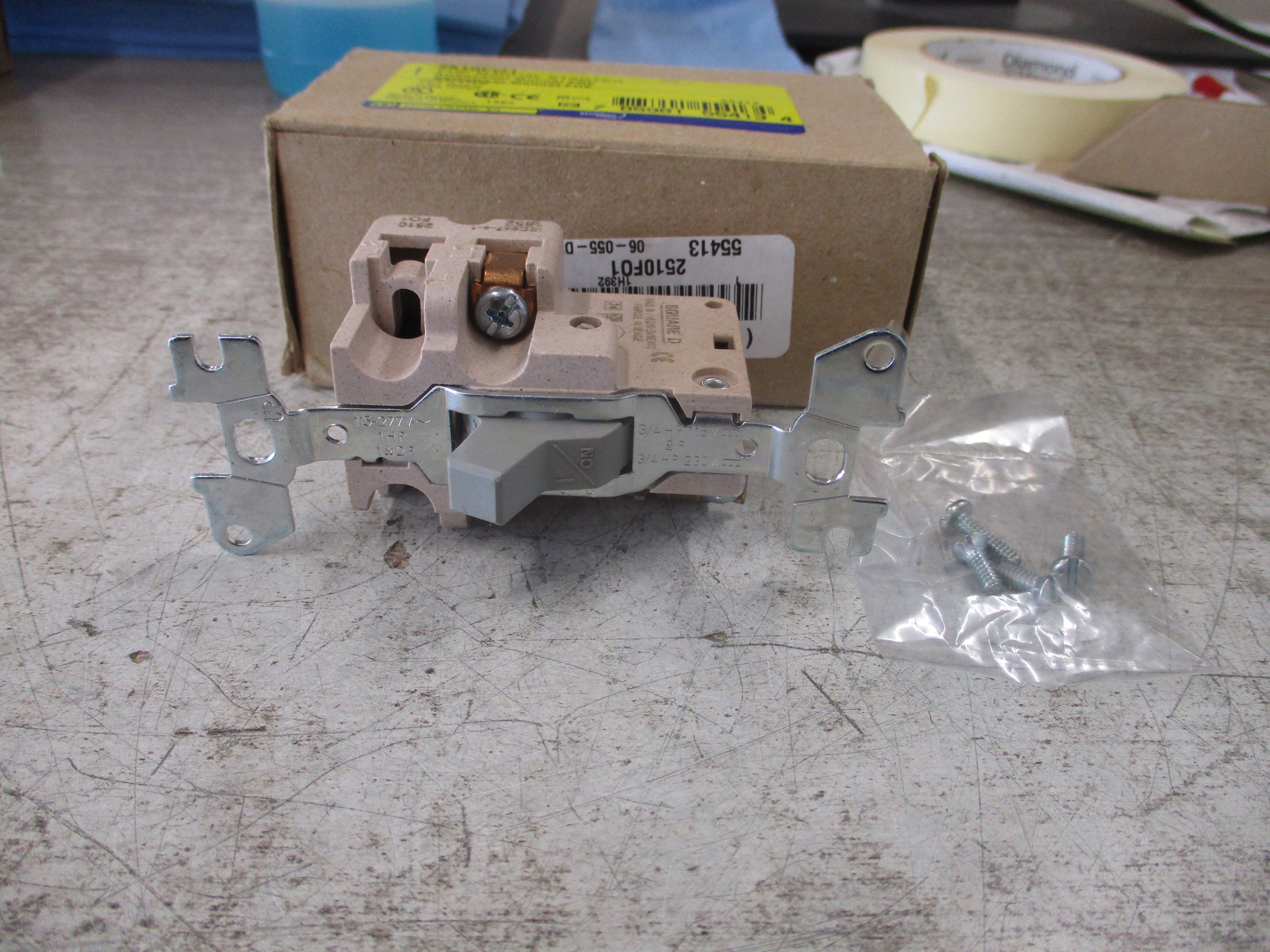 Square D FHP Manual Starter 2510FO1 Ser. A New Surplus