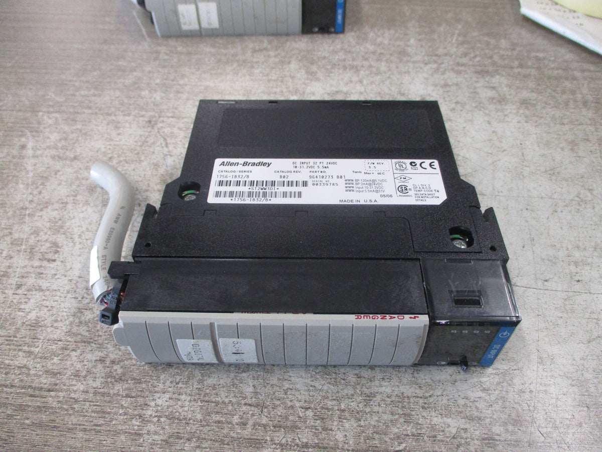 Allen-Bradley DC Output Module 1756-IB32/B Rev.: B02 32-PT 10-31.2VDC 5.5mA