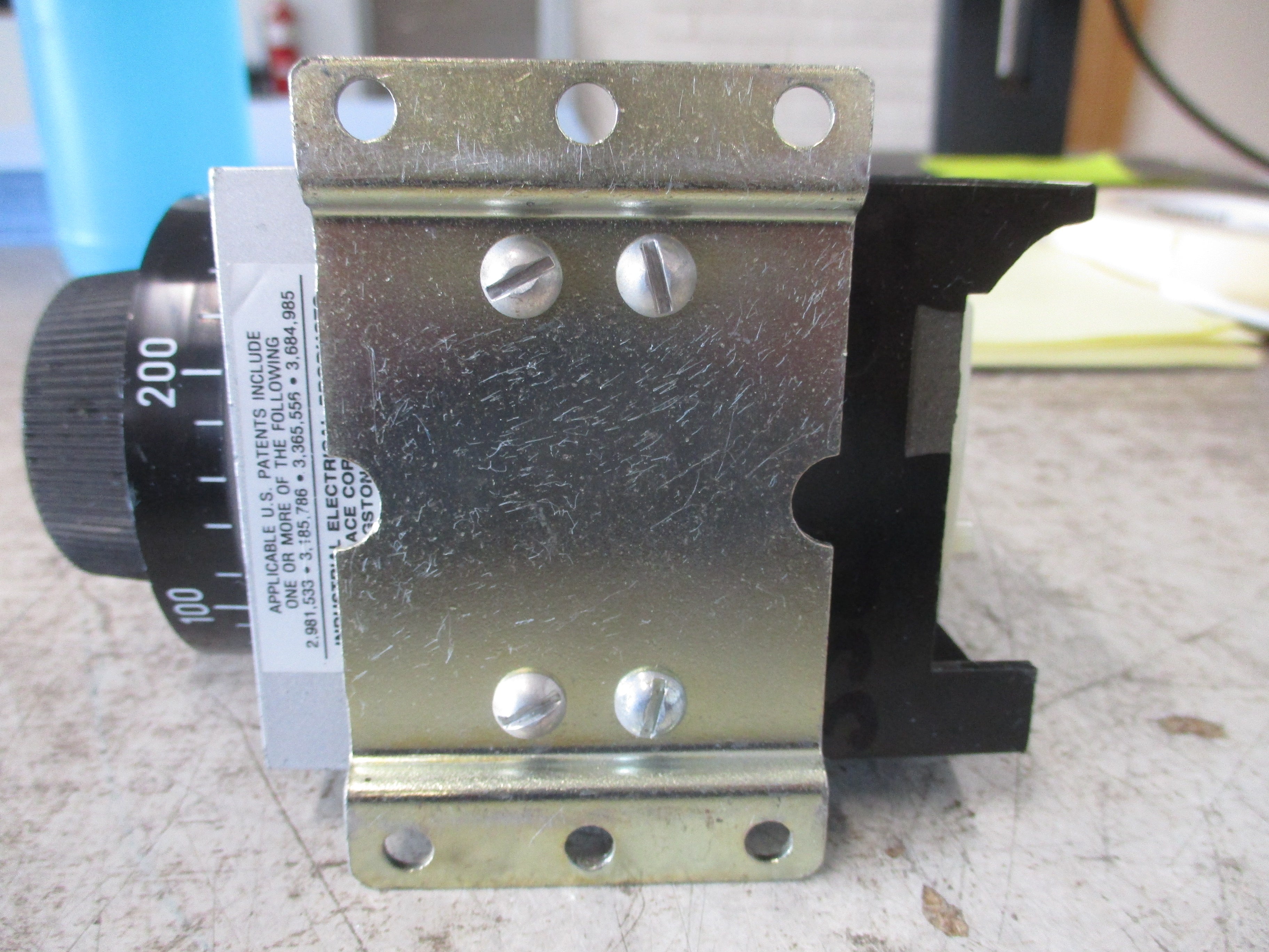 Agastat Timer 7012AK 1-300sec Range 120V Coil *Broken Case* Used