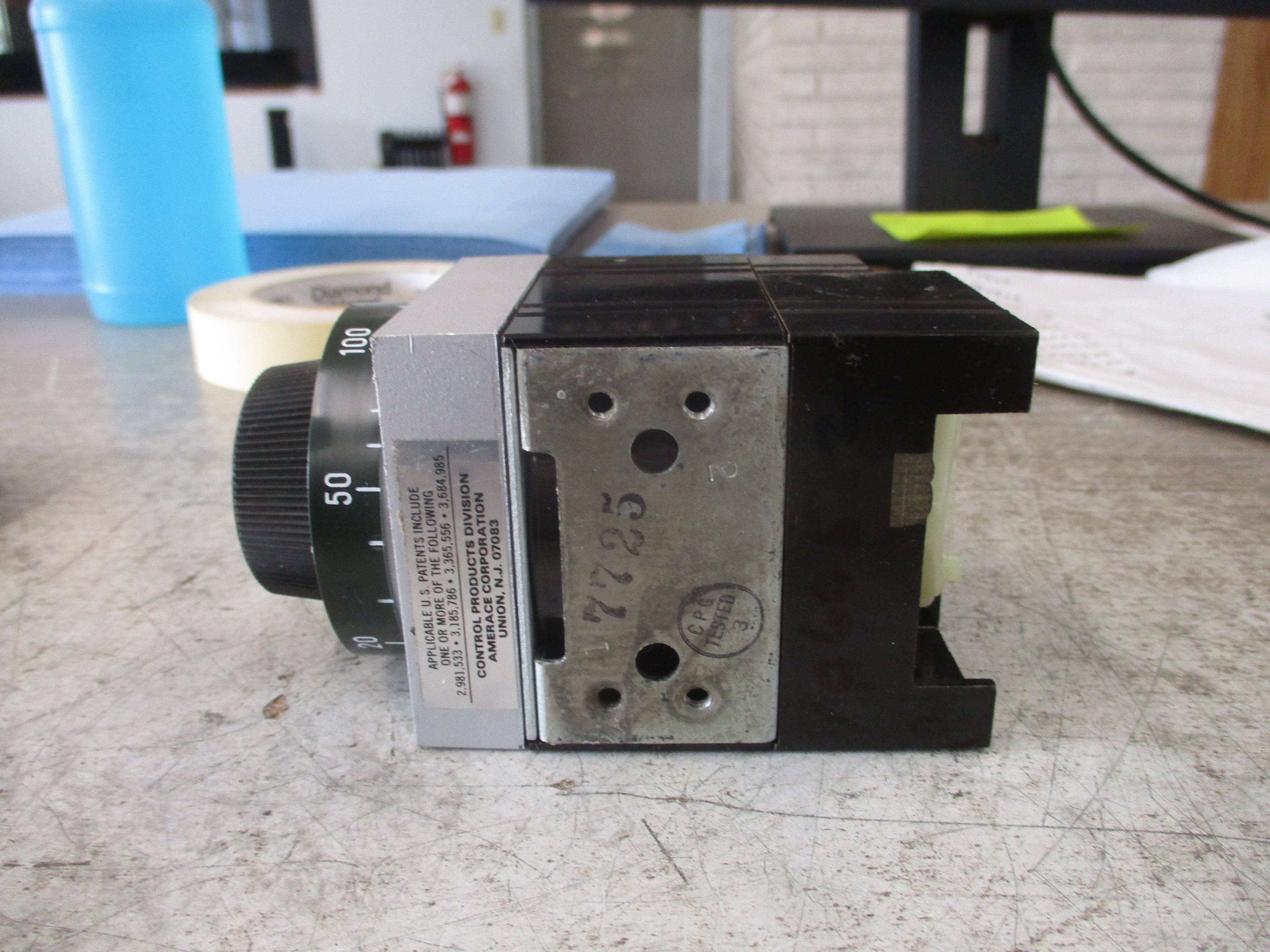 Agastat Timer 7012AK 1-300sec Range 120V Coil *No Mounting Plate** Used