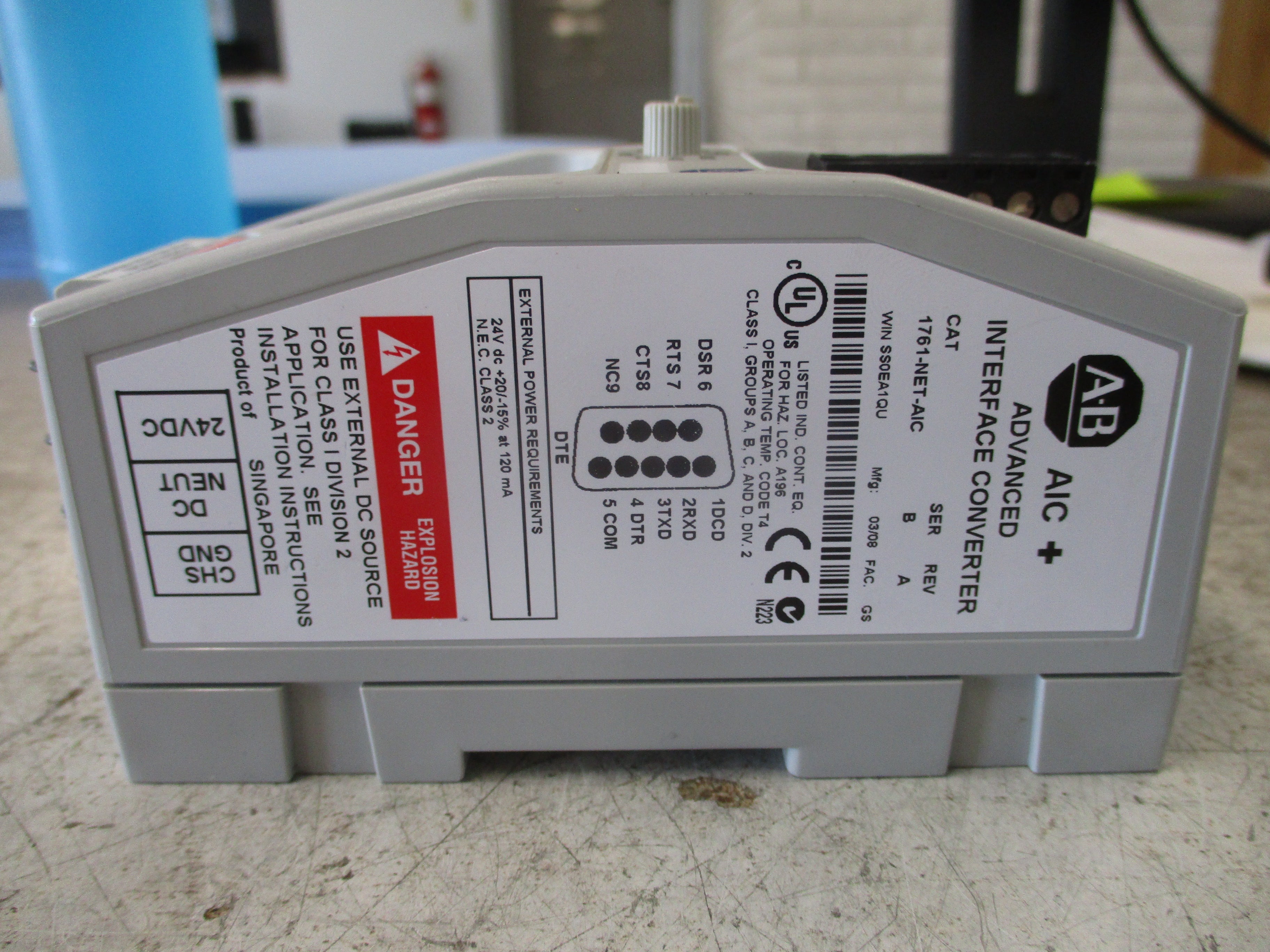 Allen-Bradley Advanced Interface Converter 1761-NET-AIC Ser. B Rev. A Used