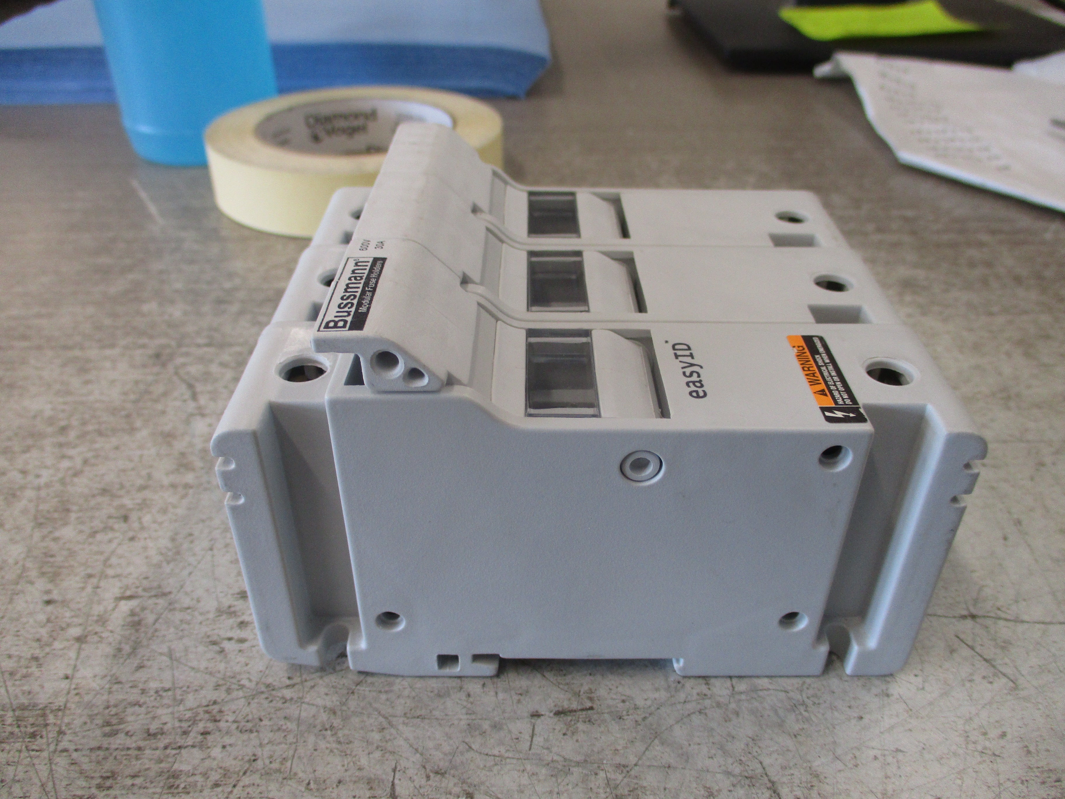 Cooper Bussmann Fuse Holder CH30J3I 30A 600V 3P Used