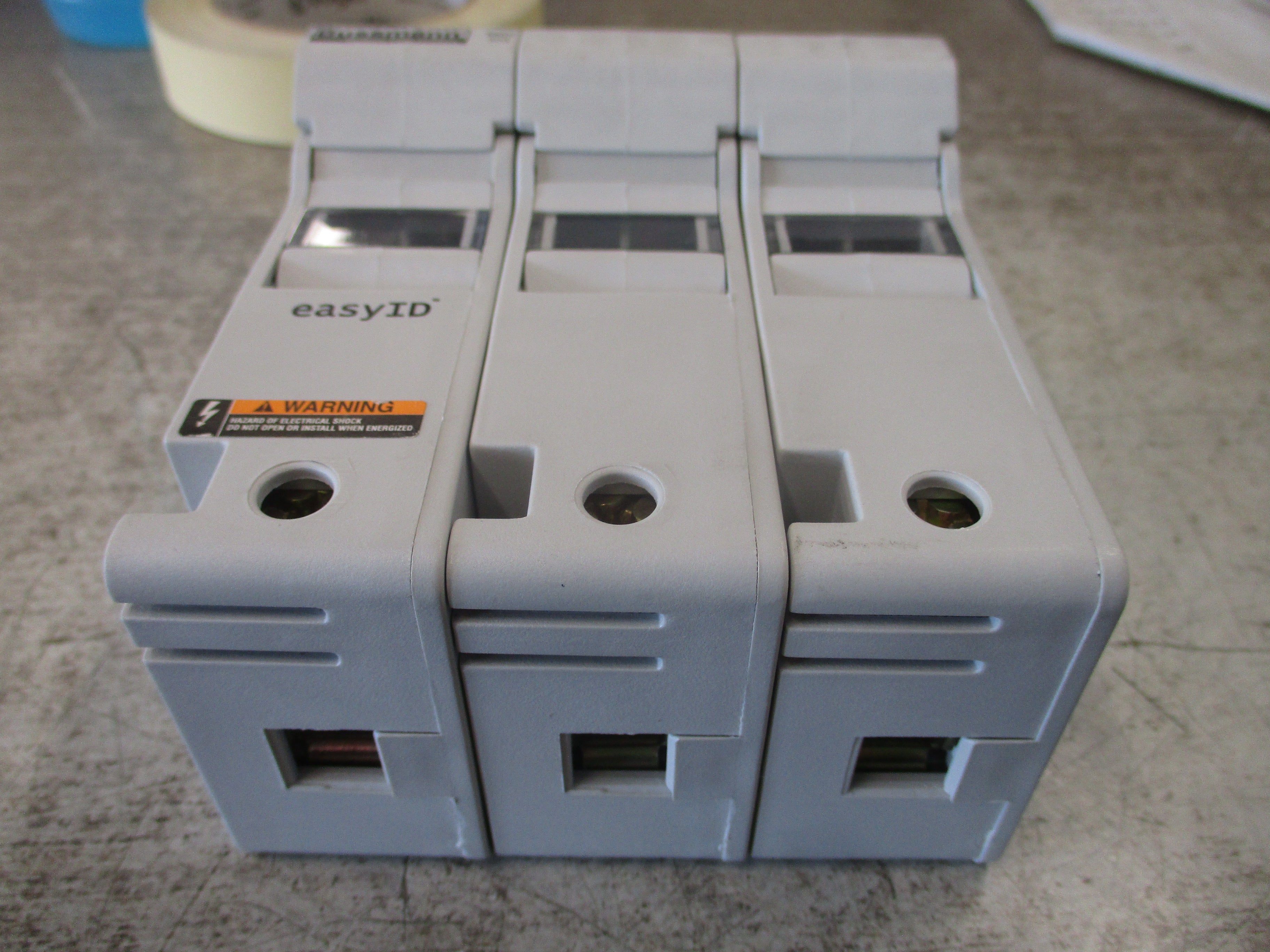 Cooper Bussmann Fuse Holder CH30J3I 30A 600V 3P Used